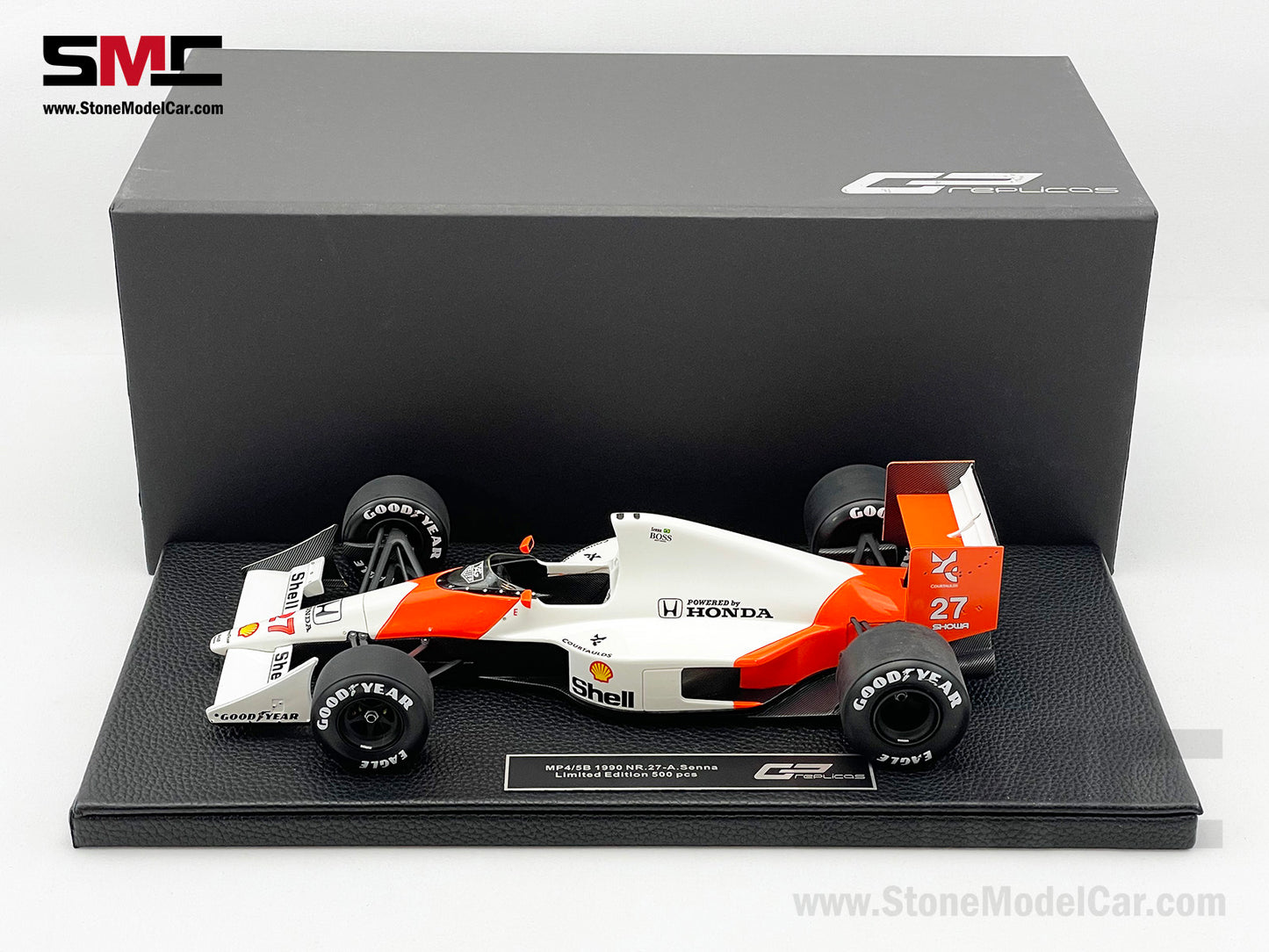Mclaren MP4/5B #27 Ayrton Senna 1990 F1 World Champion 1:18 GP REPLICAS + Decal