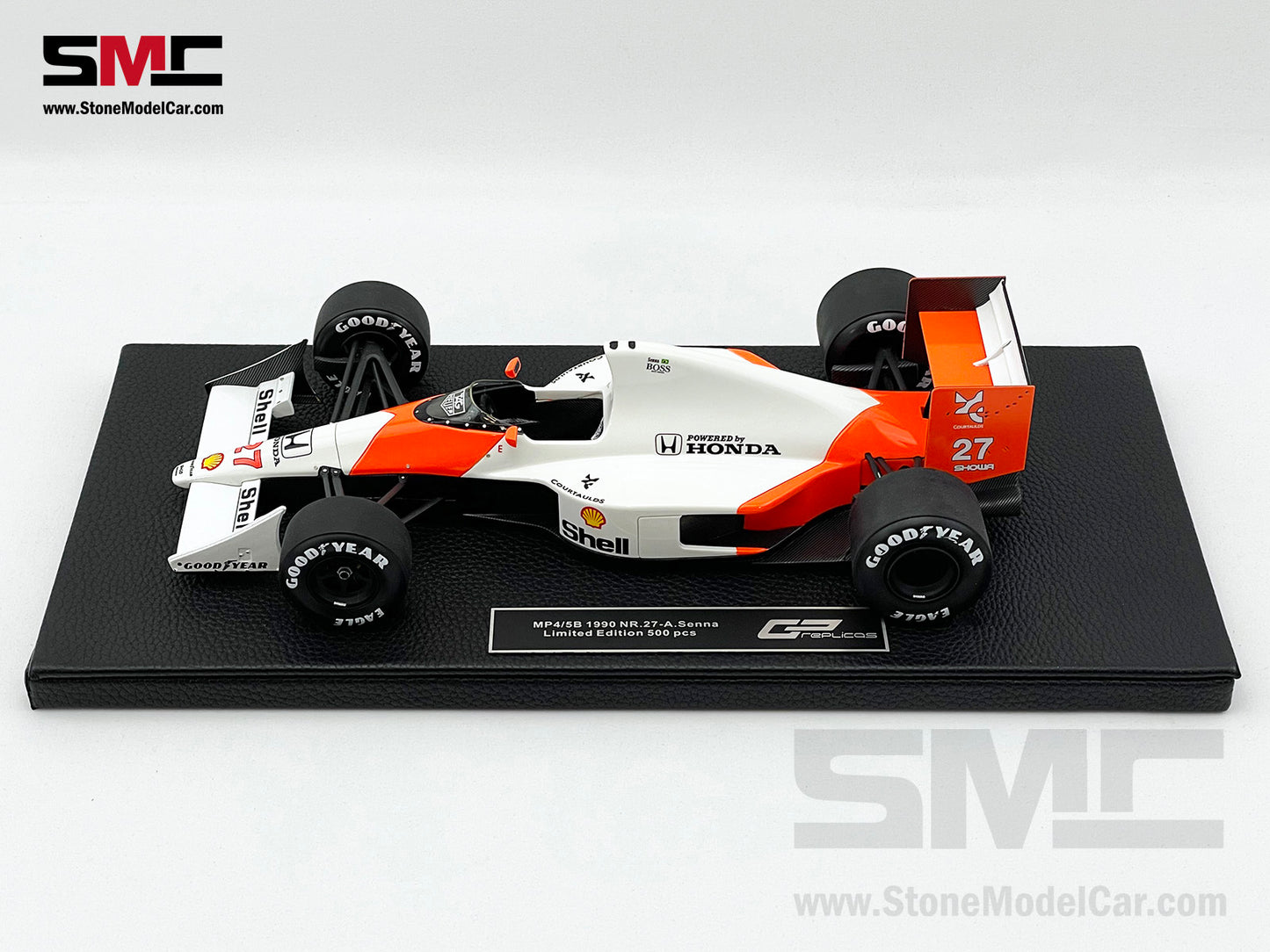 Mclaren MP4/5B #27 Ayrton Senna 1990 F1 World Champion 1:18 GP REPLICAS + Decal