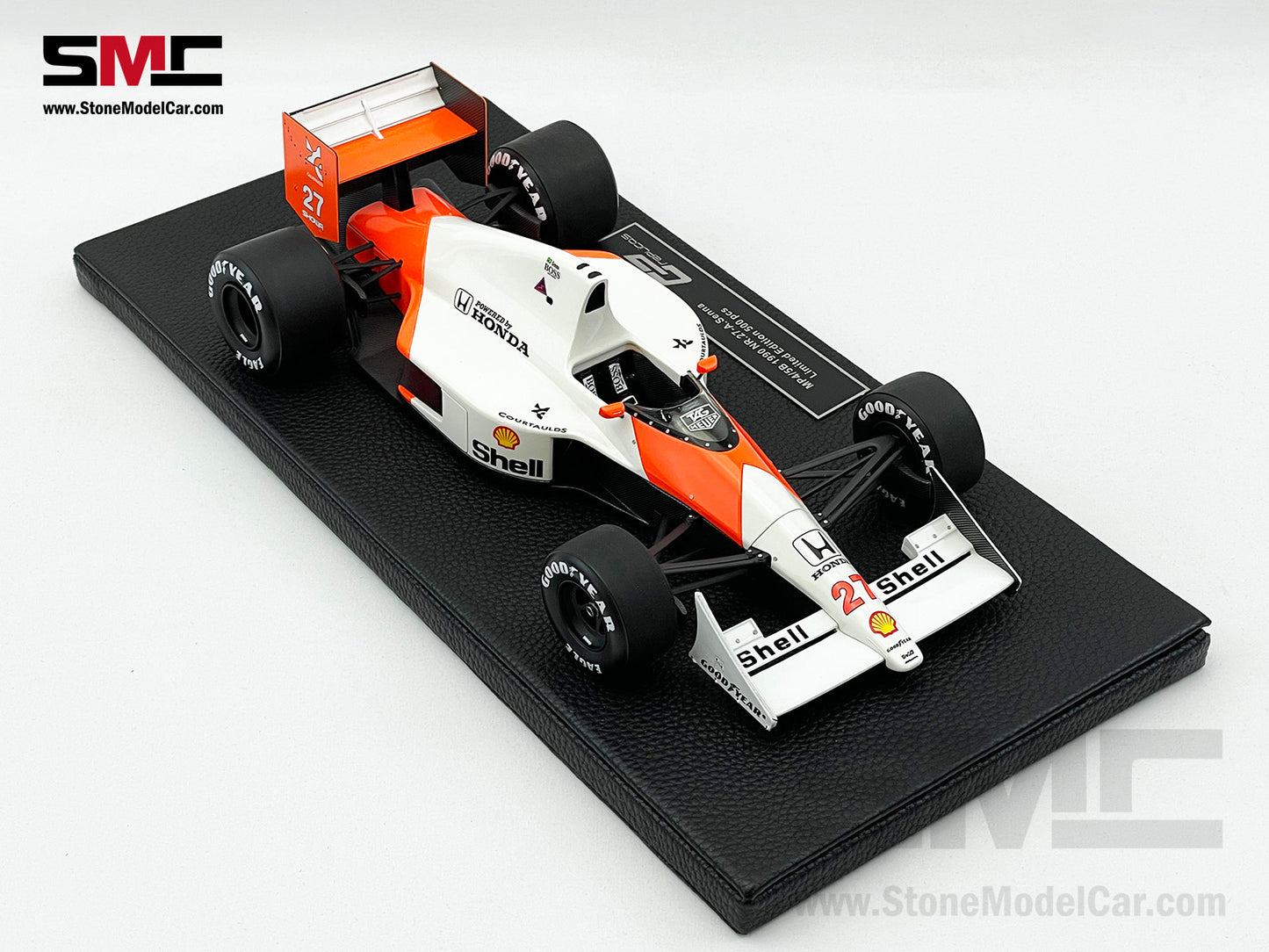 Mclaren MP4/5B #27 Ayrton Senna 1990 F1 World Champion 1:18 GP REPLICAS + Decal
