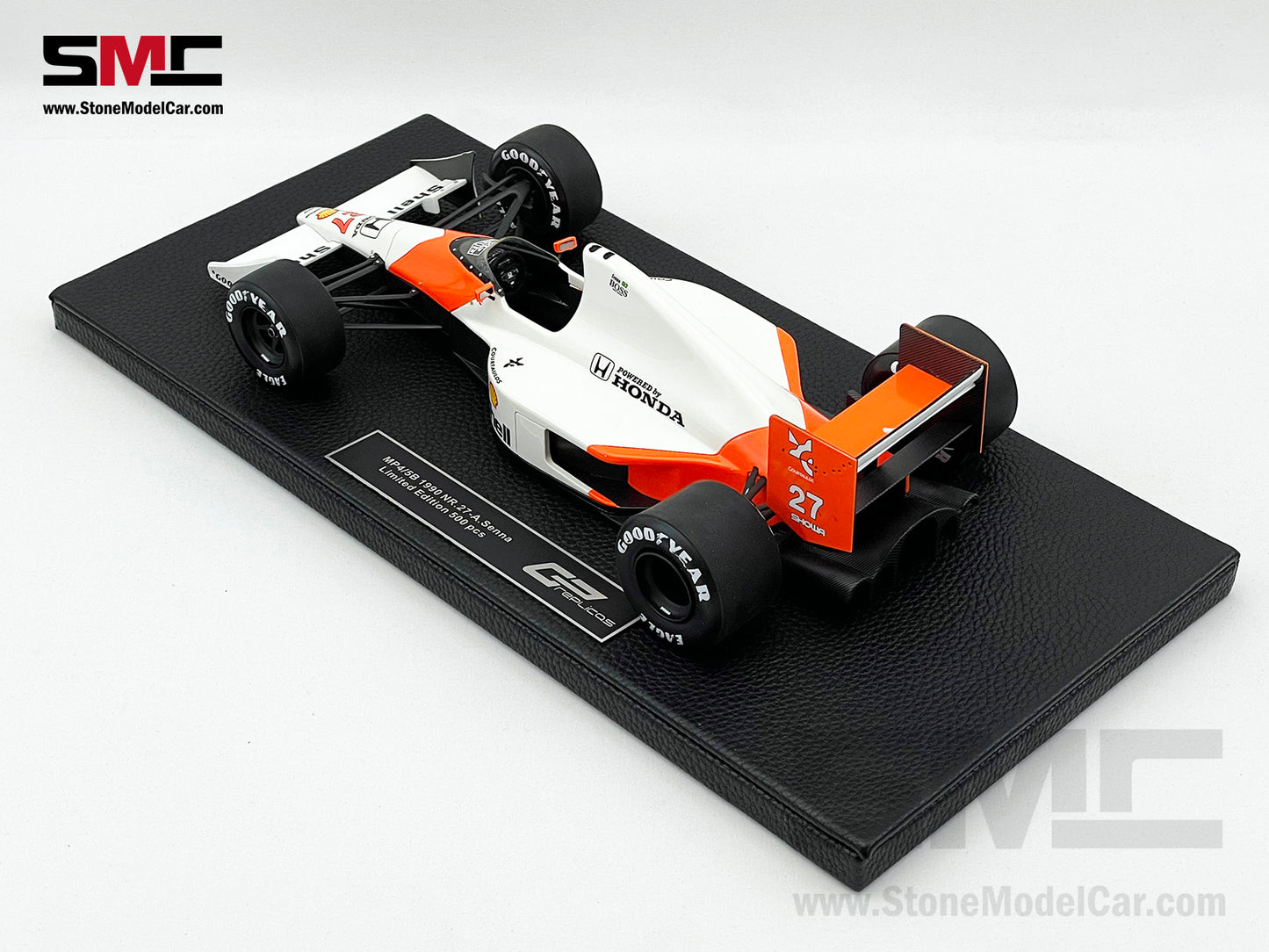 Mclaren MP4/5B #27 Ayrton Senna 1990 F1 World Champion 1:18 GP REPLICAS + Decal
