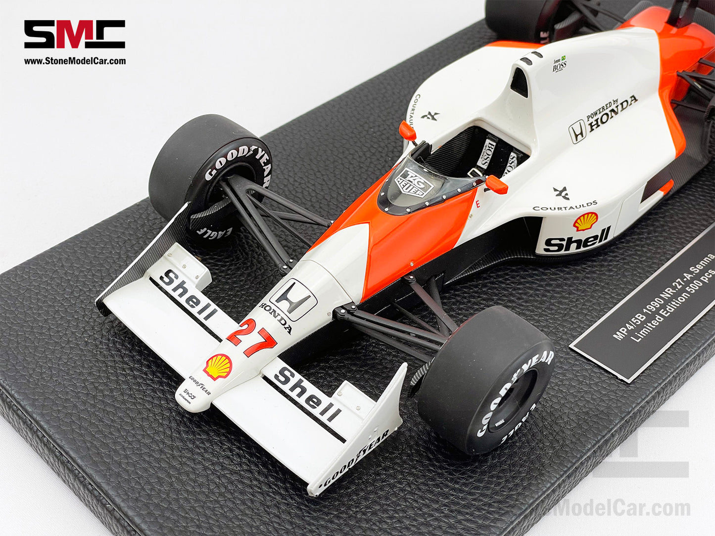 Mclaren MP4/5B #27 Ayrton Senna 1990 F1 World Champion 1:18 GP REPLICAS + Decal