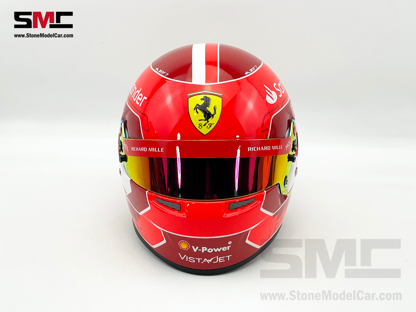 Ferrari SF-24 #16 Charles Leclerc Season 2024 Bell 1:2 Miniature Helmet Model