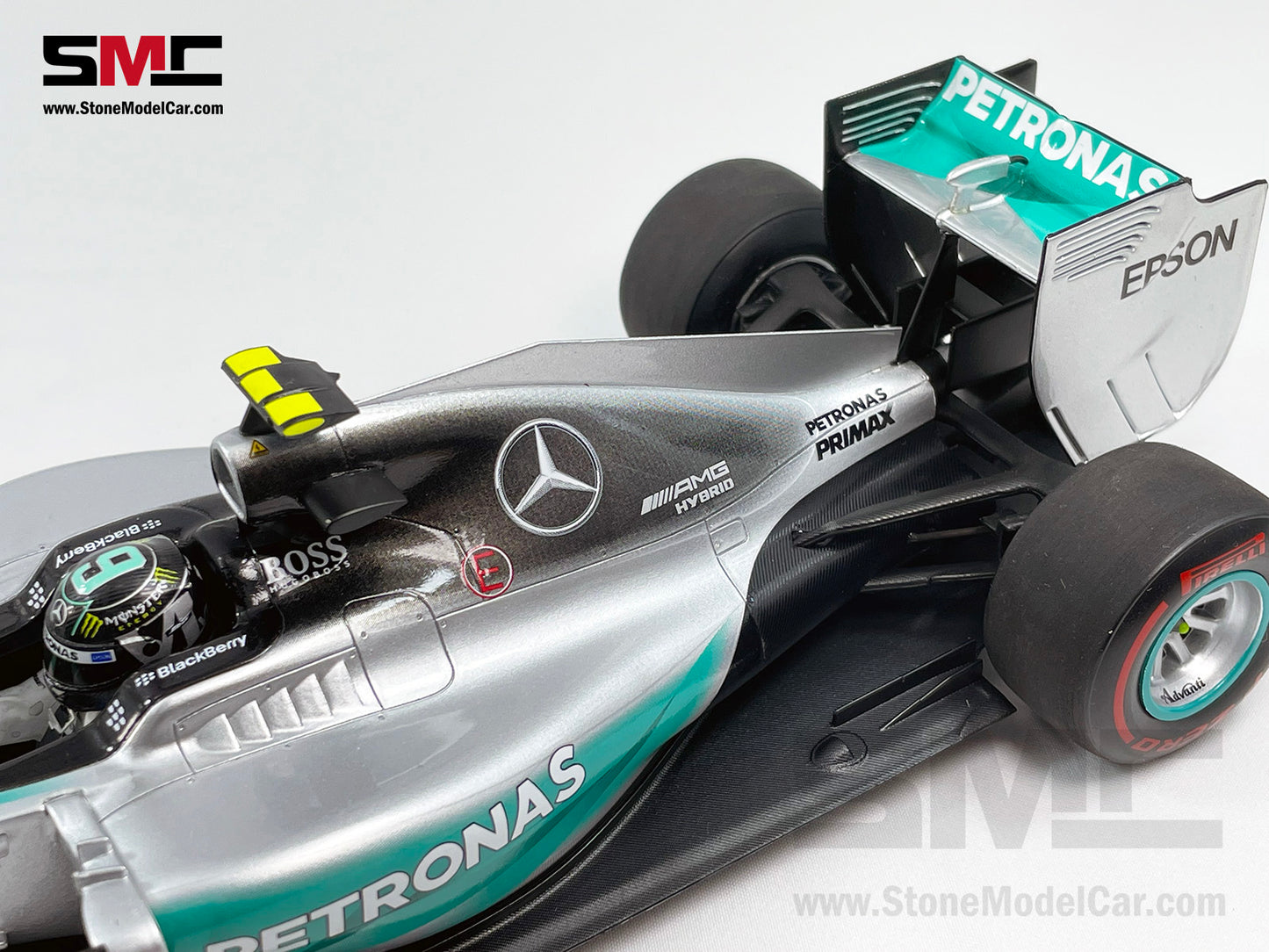 Mercedes AMG Petronas F1 W06 #6 Nico Rosberg Monaco GP Winner 2015 1:18 Spark 18S174
