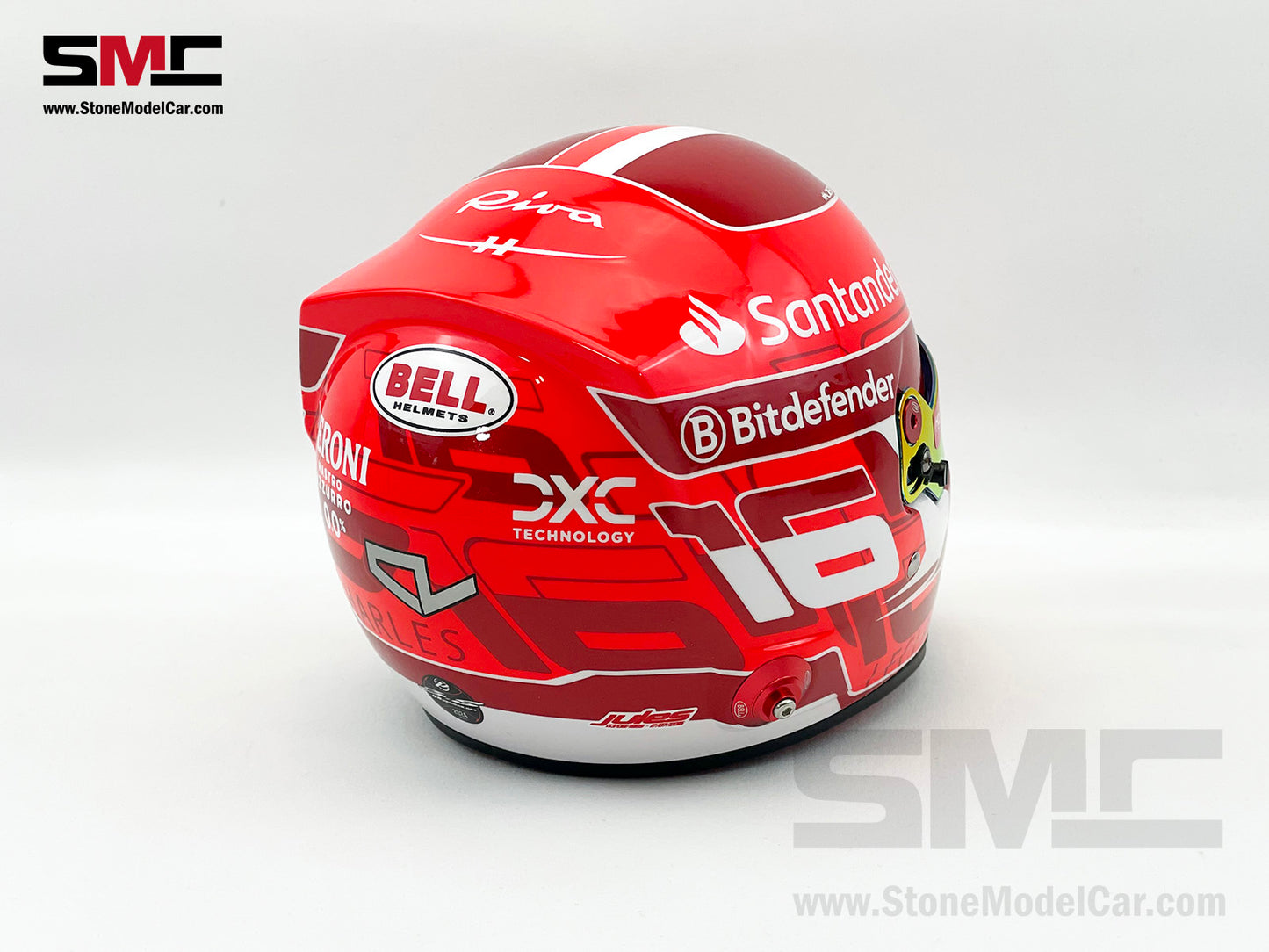 Ferrari SF-24 #16 Charles Leclerc Season 2024 Bell 1:2 Miniature Helmet Model