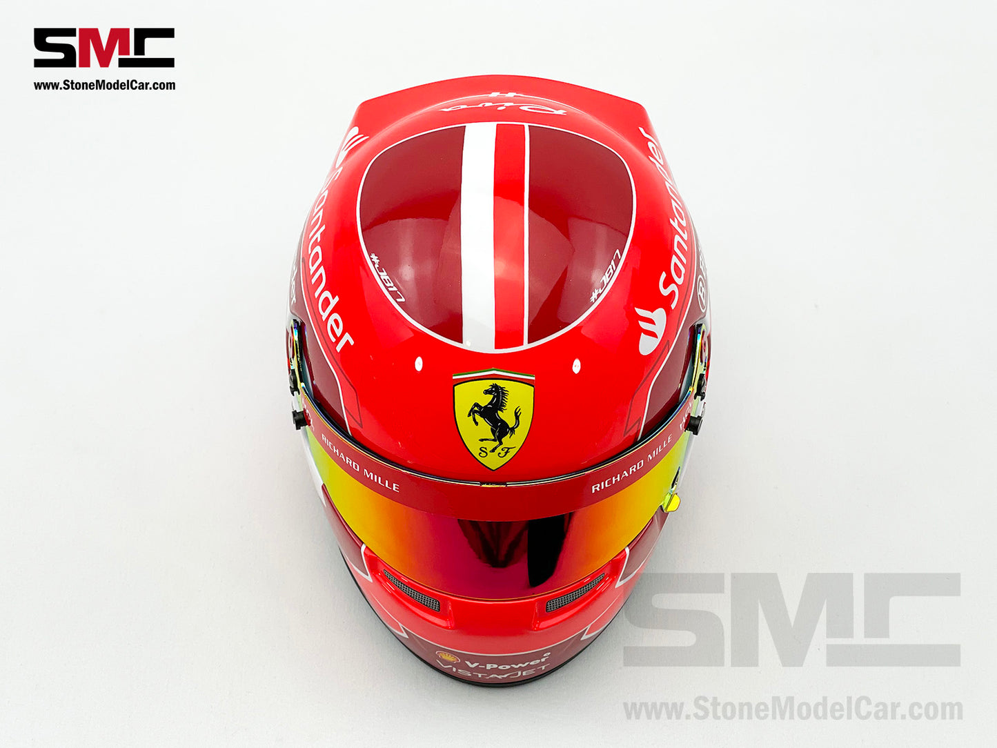 Ferrari SF-24 #16 Charles Leclerc Season 2024 Bell 1:2 Miniature Helmet Model