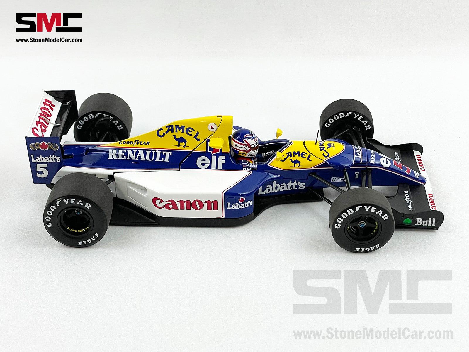Williams F1 FW14B #5 Nigel Mansell 1992 World Champion 1:18 MINICHAMPS ...