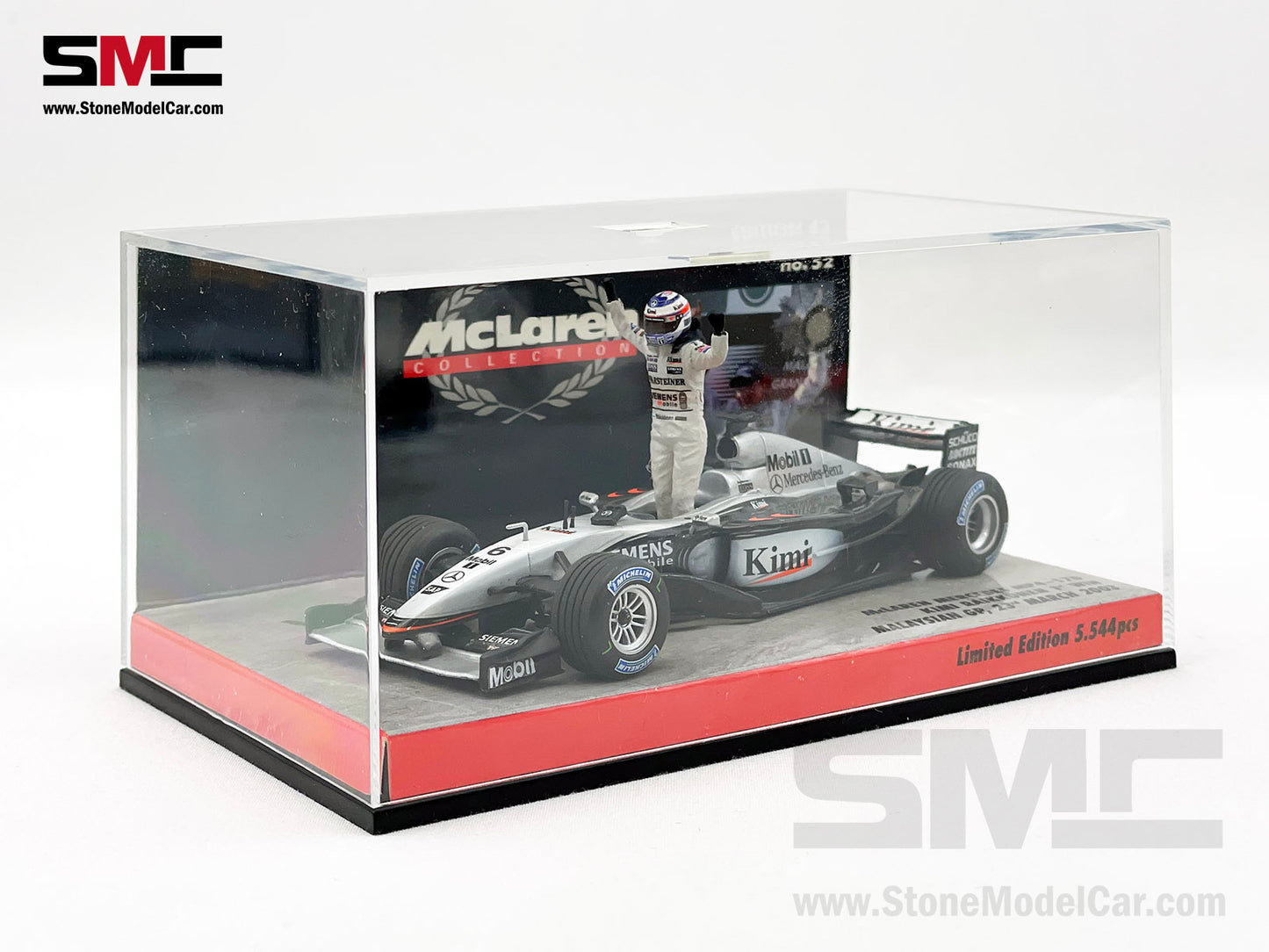 Mclaren F1 MP4-17D #6 Kimi Raikkonen Malaysian GP 2003 1st Win 1:43 MINICHAMPS