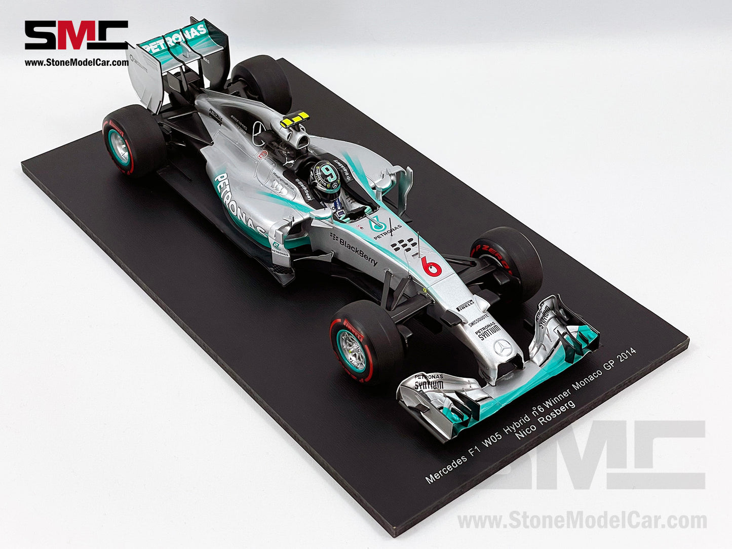 Mercedes AMG Petronas F1 W05 #6 Nico Rosberg Monaco GP Winner 2014 1:18 Spark 18S141