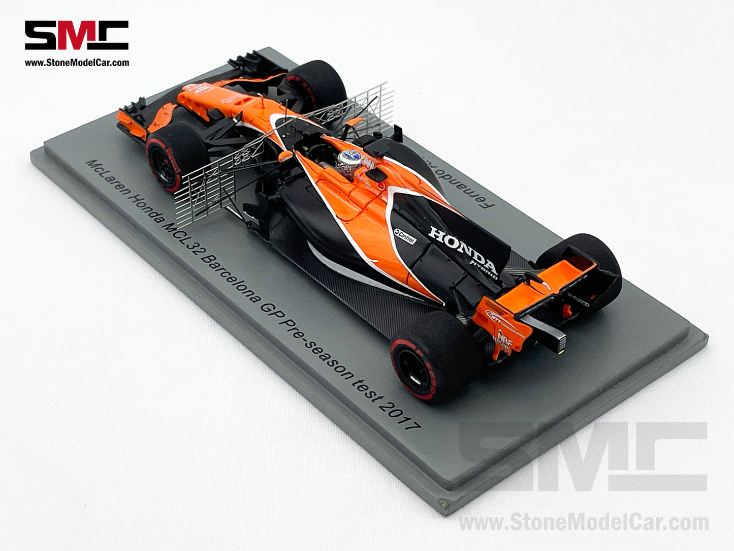 McLaren F1 MCL32 #14 Fernando Alonso Barcelona Aero Test 2017 1:43 Spark S5044
