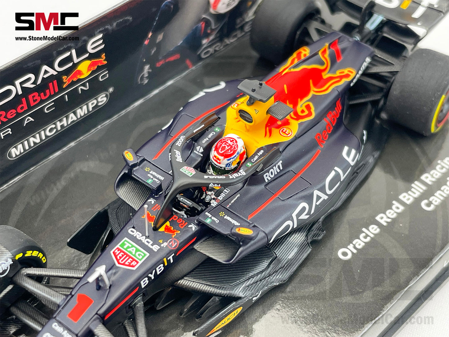 Red Bull F1 RB19 #1 Max Verstappen Canadian GP 2023 World Champion 1:43 MINICHAMPS