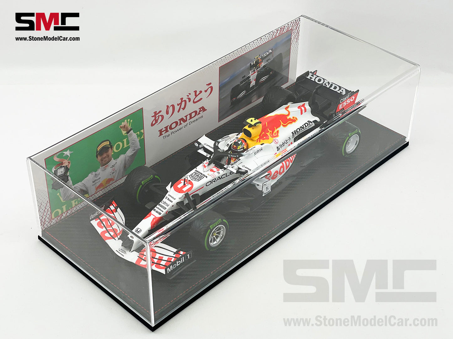 Red Bull F1 RB16B #11 Sergio Perez Turkish 2021 Special Livery 1:18 Minichamps with Case