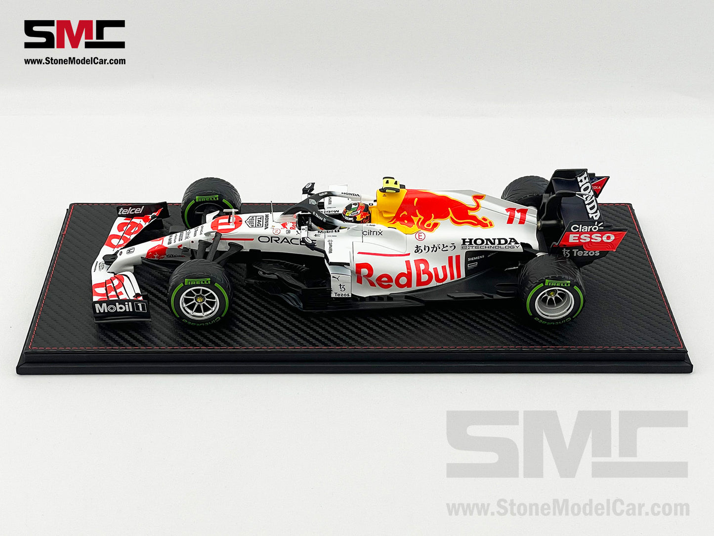 Red Bull F1 RB16B #11 Sergio Perez Turkish 2021 Special Livery 1:18 Minichamps with Case