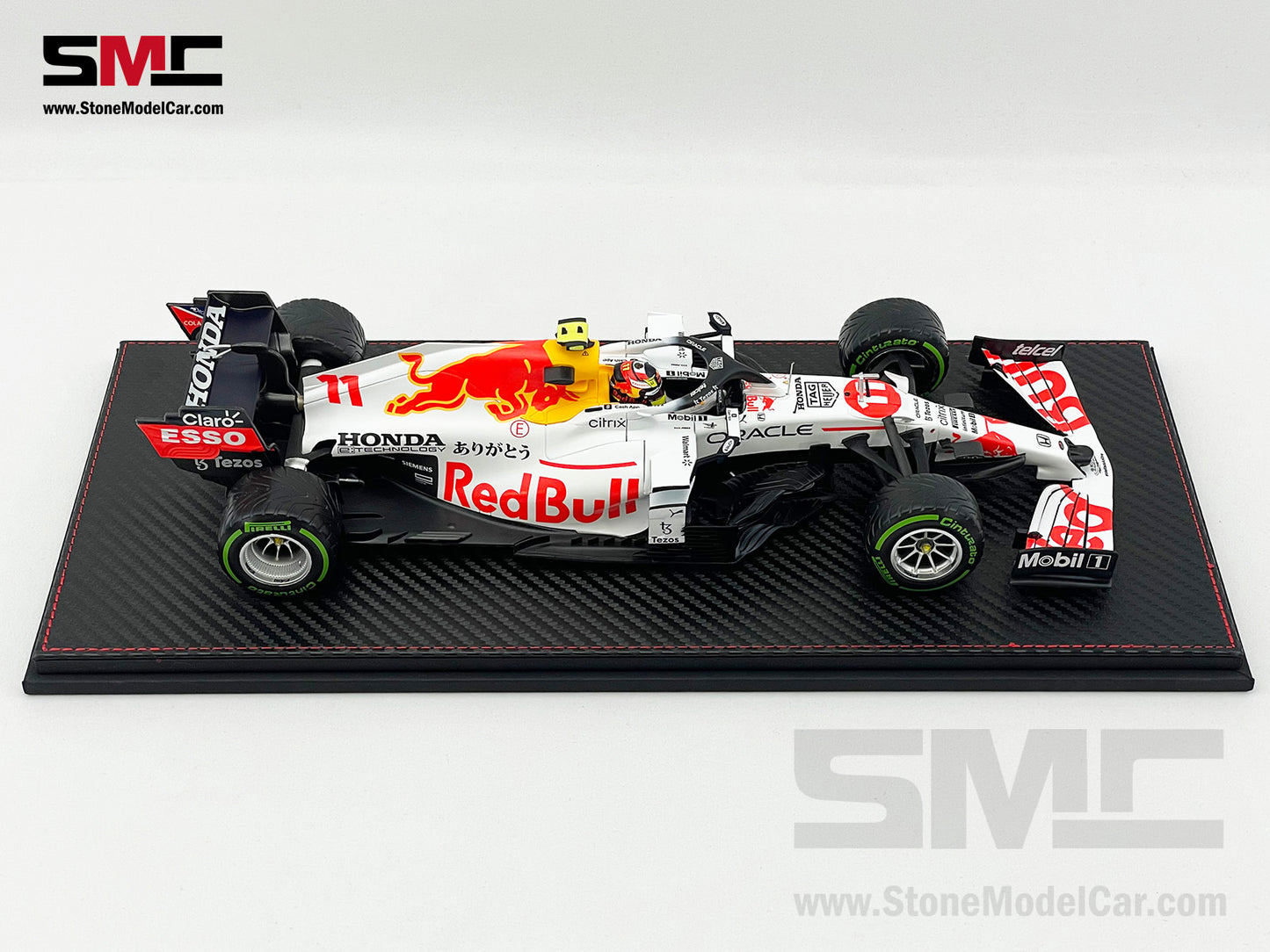 Red Bull F1 RB16B #11 Sergio Perez Turkish 2021 Special Livery 1:18 Minichamps with Case