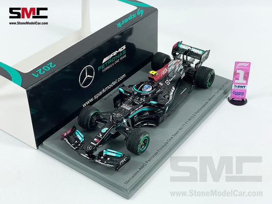 Mercedes F1 W12 #77 Valtteri Bottas Turkey GP 2021 Winner 1:43 Spark S7681