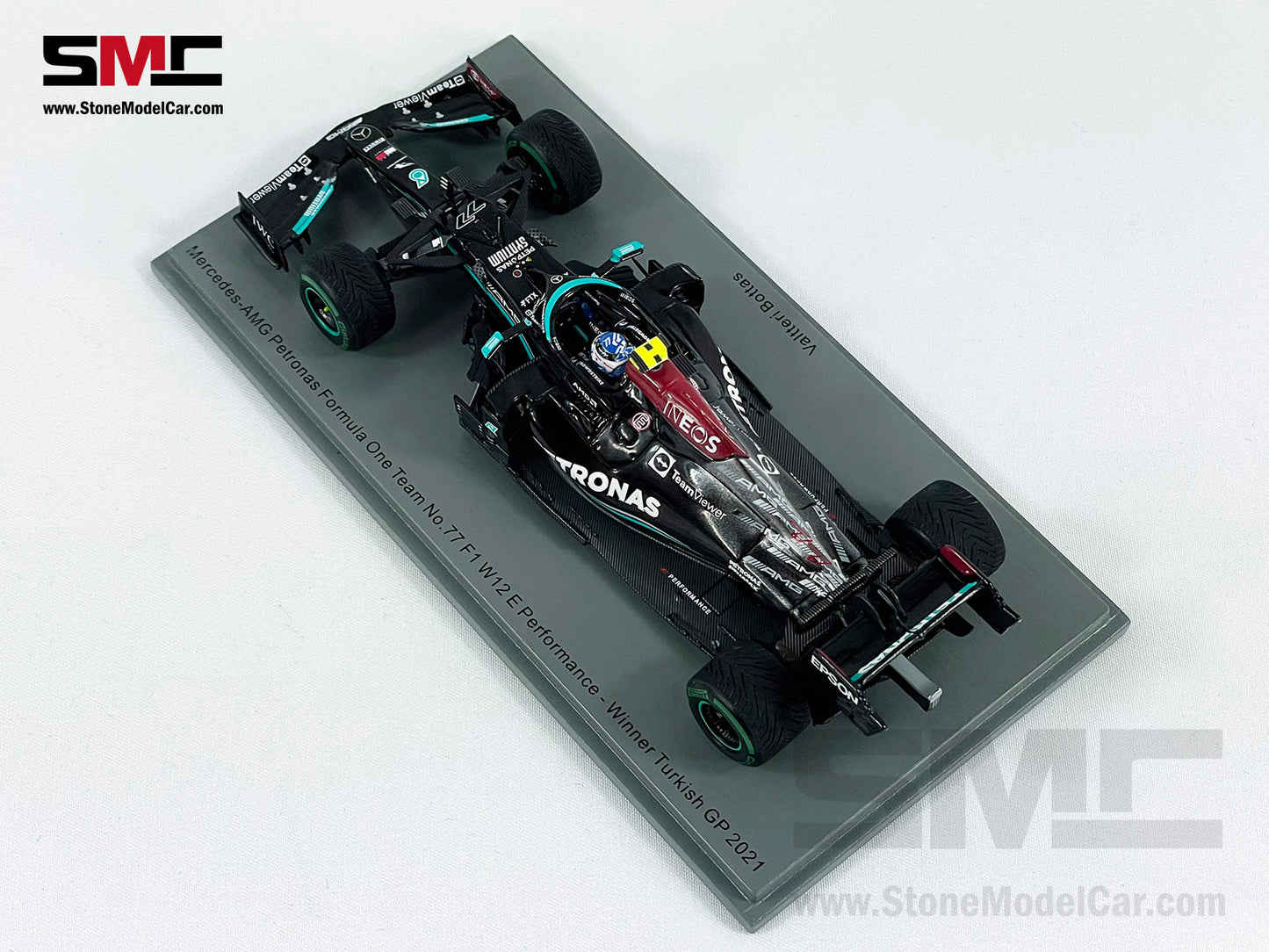 Mercedes F1 W12 #77 Valtteri Bottas Turkey GP 2021 Winner 1:43 Spark S7681