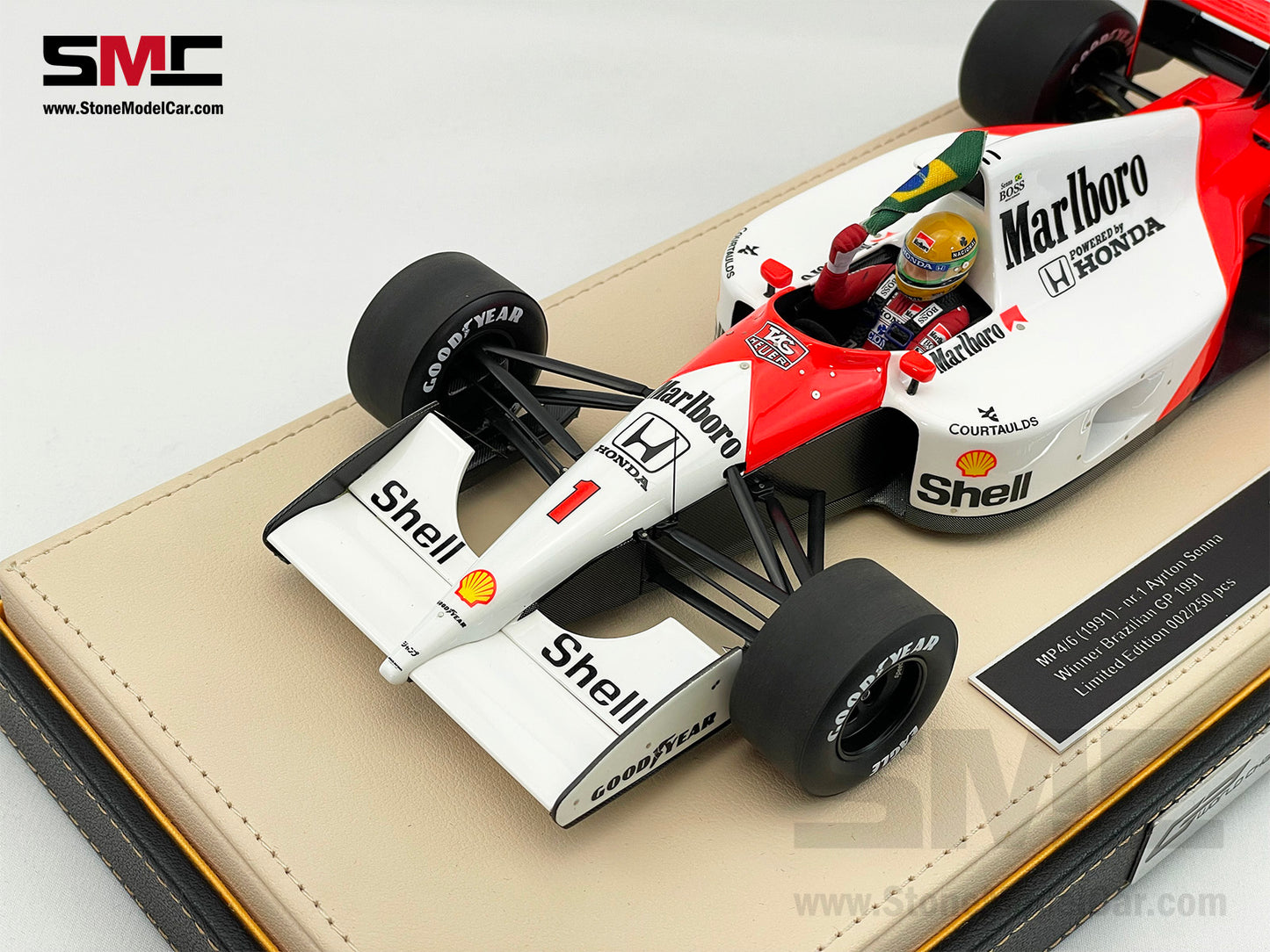 Mclaren F1 MP4/6 #1 Ayrton Senna Brazil GP 1991 World Champion 1:18 GP REPLICAS