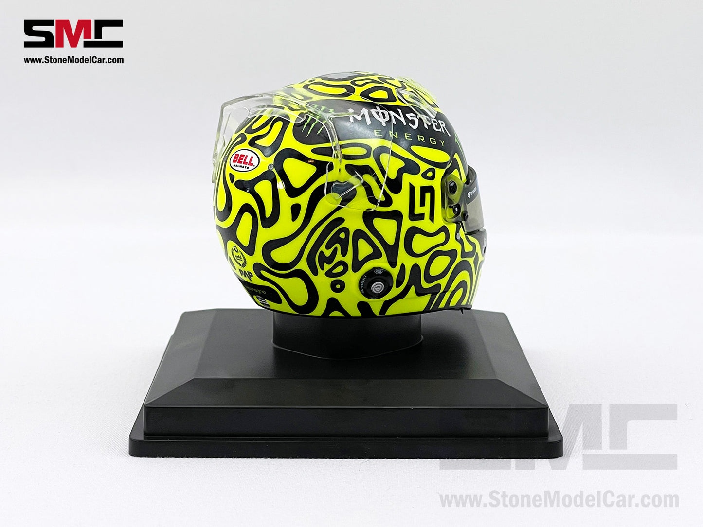 McLaren F1 MCL38 #4 Lando Norris Miami GP 2024 1st Career Win Spark 1:5 Miniature Helmet