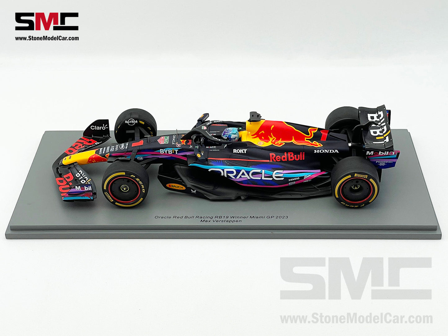 Red Bull F1 RB19 #1 Max Verstappen Winner US Miami GP 2023 World Champion Spark 1:18 18S895
