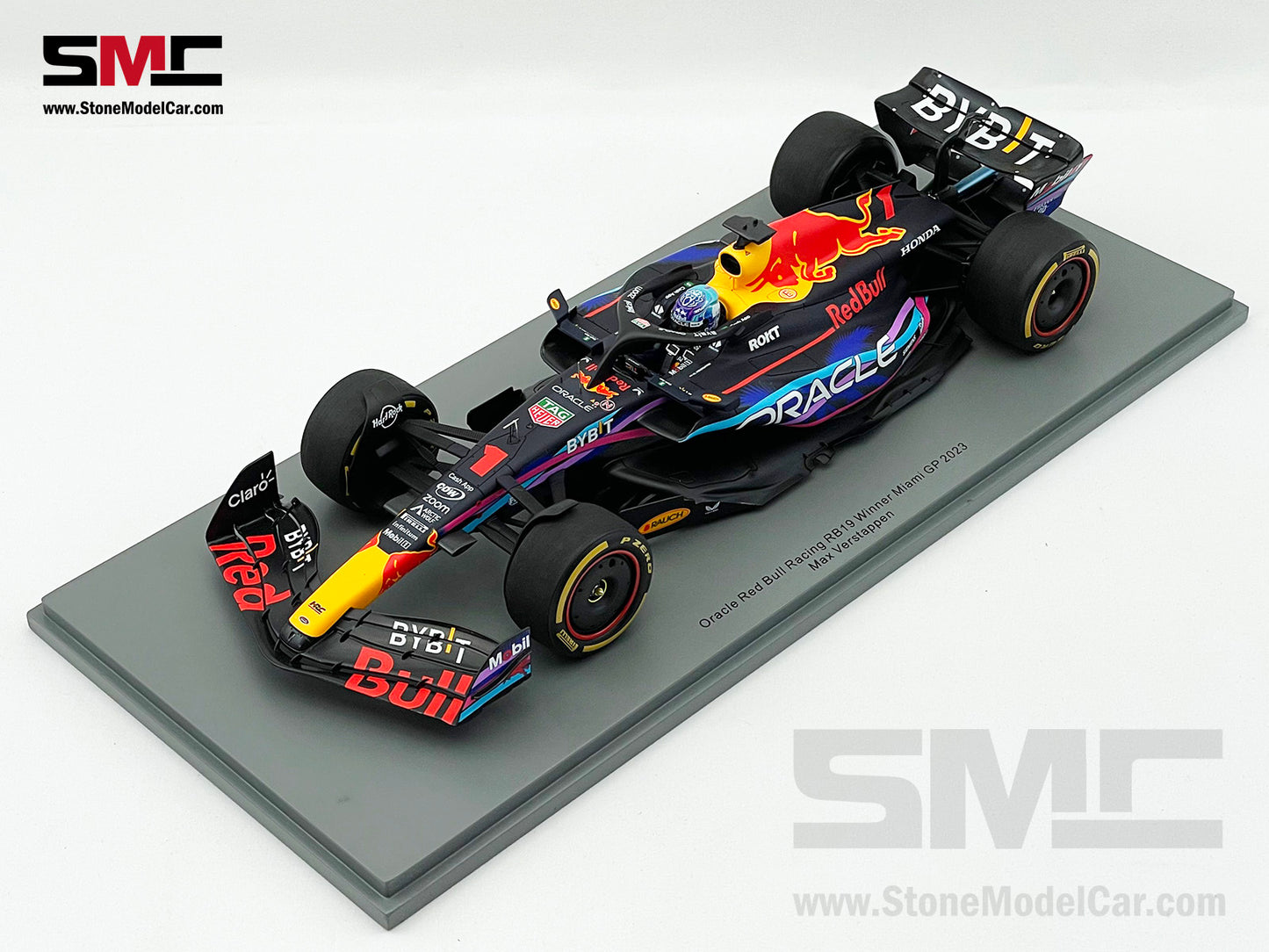 Red Bull F1 RB19 #1 Max Verstappen Winner US Miami GP 2023 World Champion Spark 1:18 18S895