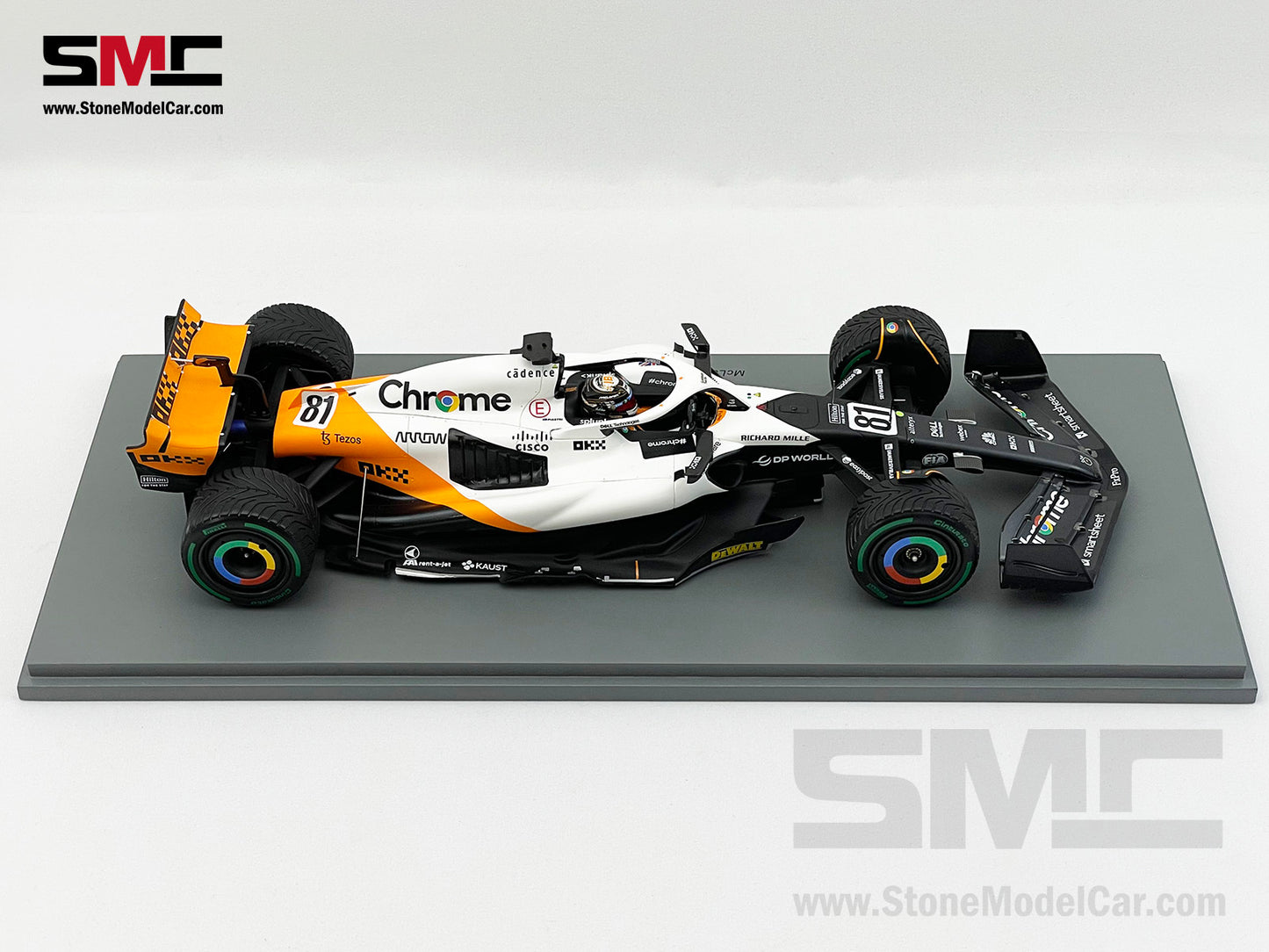 McLaren F1 MCL60 #81 Oscar Piastri 10th Monaco GP 2023 Special Livery Spark 1:18 18S899