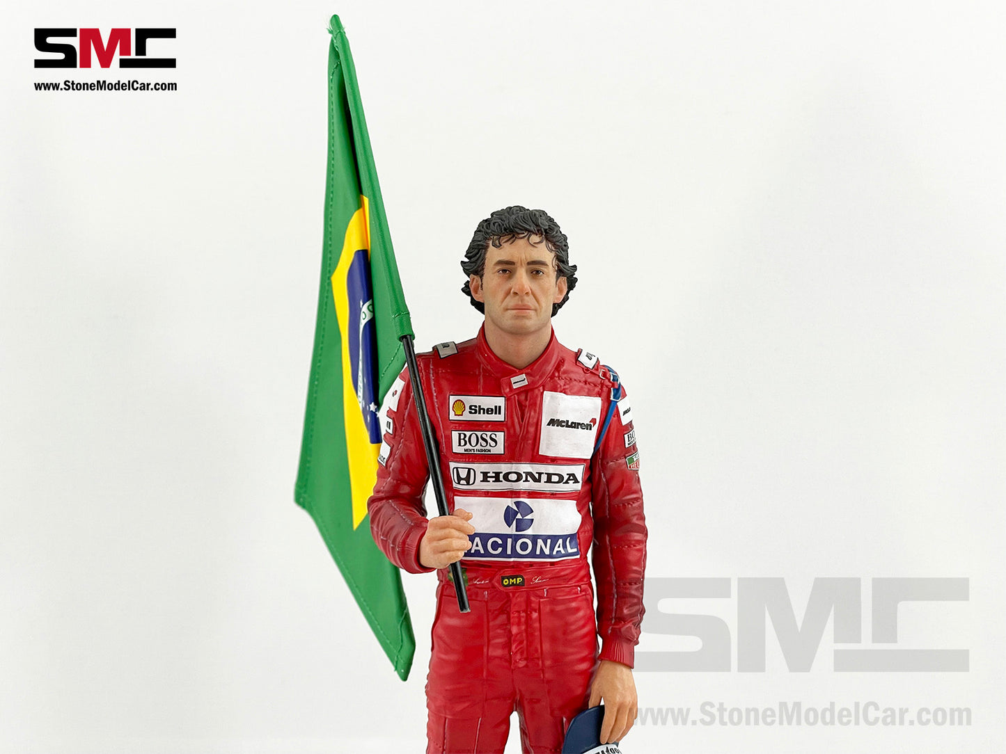 Mclaren F1 MP4/6 #1 Ayrton Senna Brazil GP 1991 World Champion Iron Studios 1:10 Figure