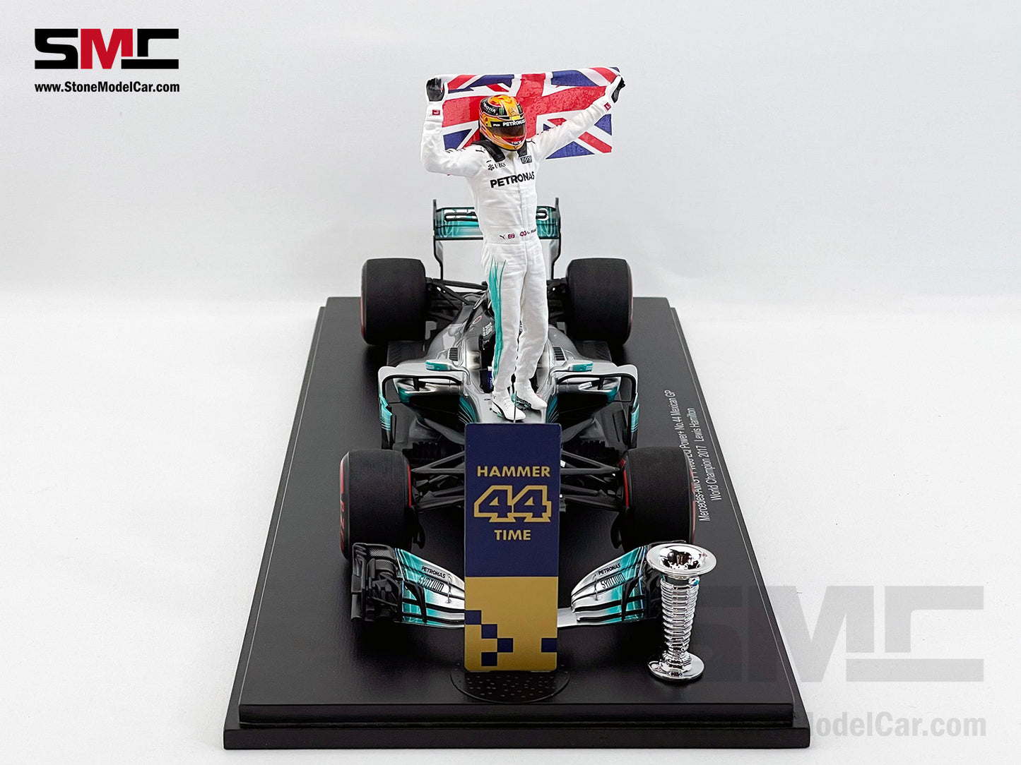 Mercedes F1 W08 #44 Lewis Hamilton Mexico GP 2017 4x World Champion 1:18 Spark with Figure