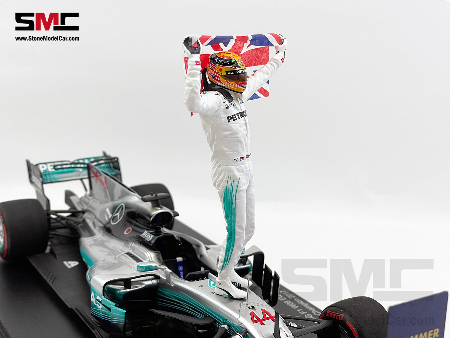 Mercedes F1 W08 #44 Lewis Hamilton Mexico GP 2017 4x World Champion 1:18 Spark with Figure