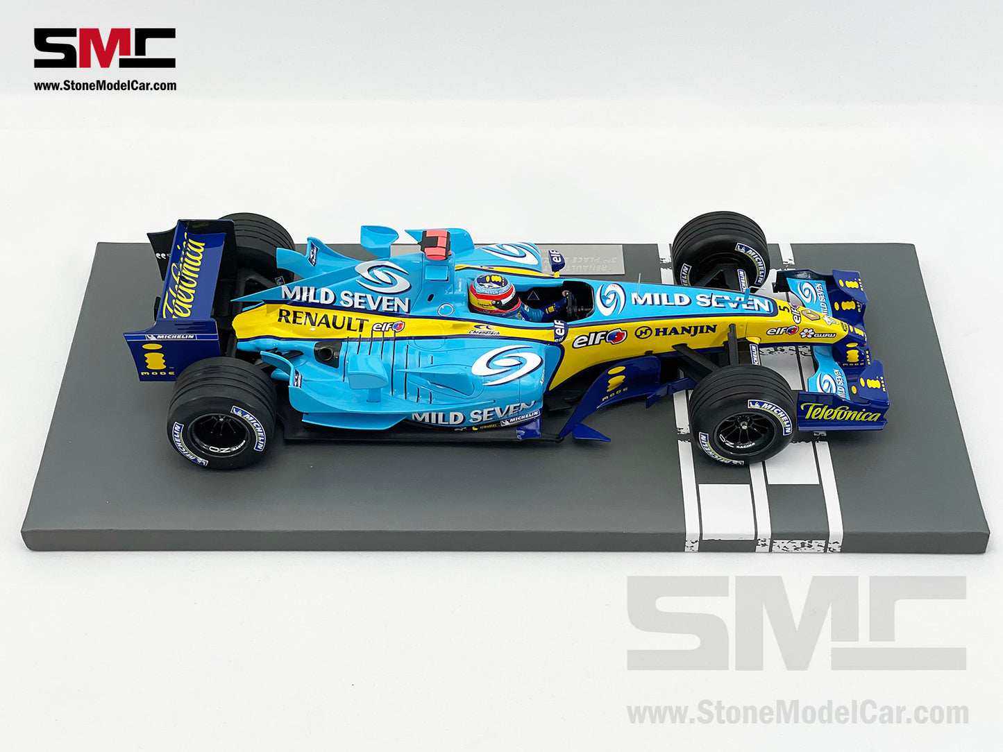 Renault F1 R25 #5 Fernando Alonso Brazil GP 2005 World Champion 1:18 MINICHAMPS Resin Edition