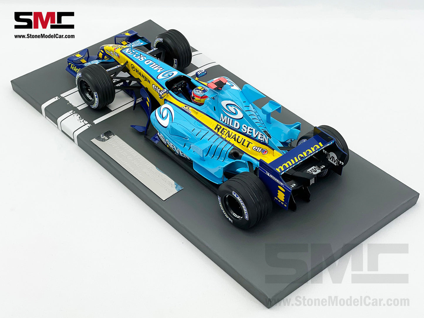 Renault F1 R25 #5 Fernando Alonso Brazil GP 2005 World Champion 1:18 MINICHAMPS Resin Edition