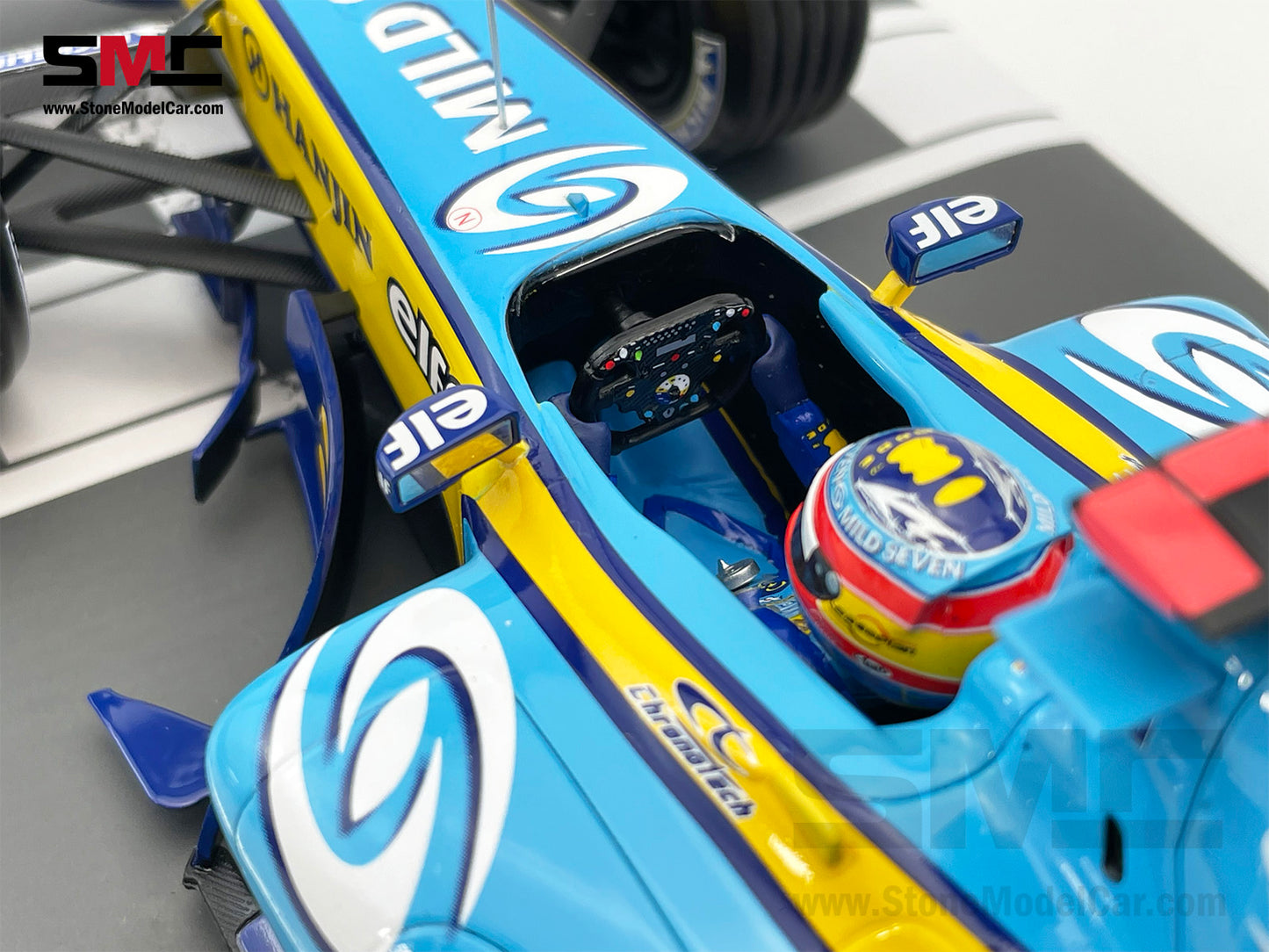 Renault F1 R25 #5 Fernando Alonso Brazil GP 2005 World Champion 1:18 MINICHAMPS Resin Edition