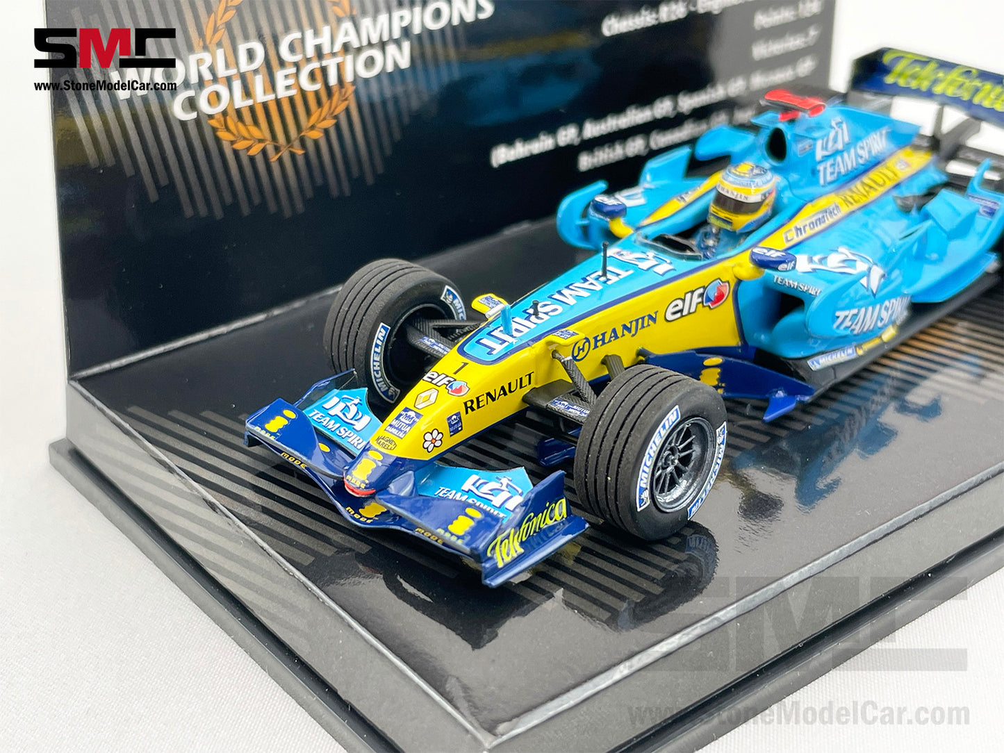 Renault F1 R26 #1 Fernando Alonso Brazil GP 2006 2x Times World Champion 1:43 MINICHAMPS