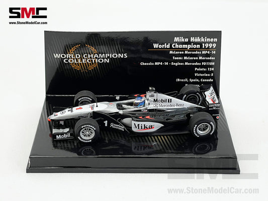 McLaren F1 MP4-14 #1 Mika Hakkinen Season 1999 World Champion 1:43 MINICHAMPS