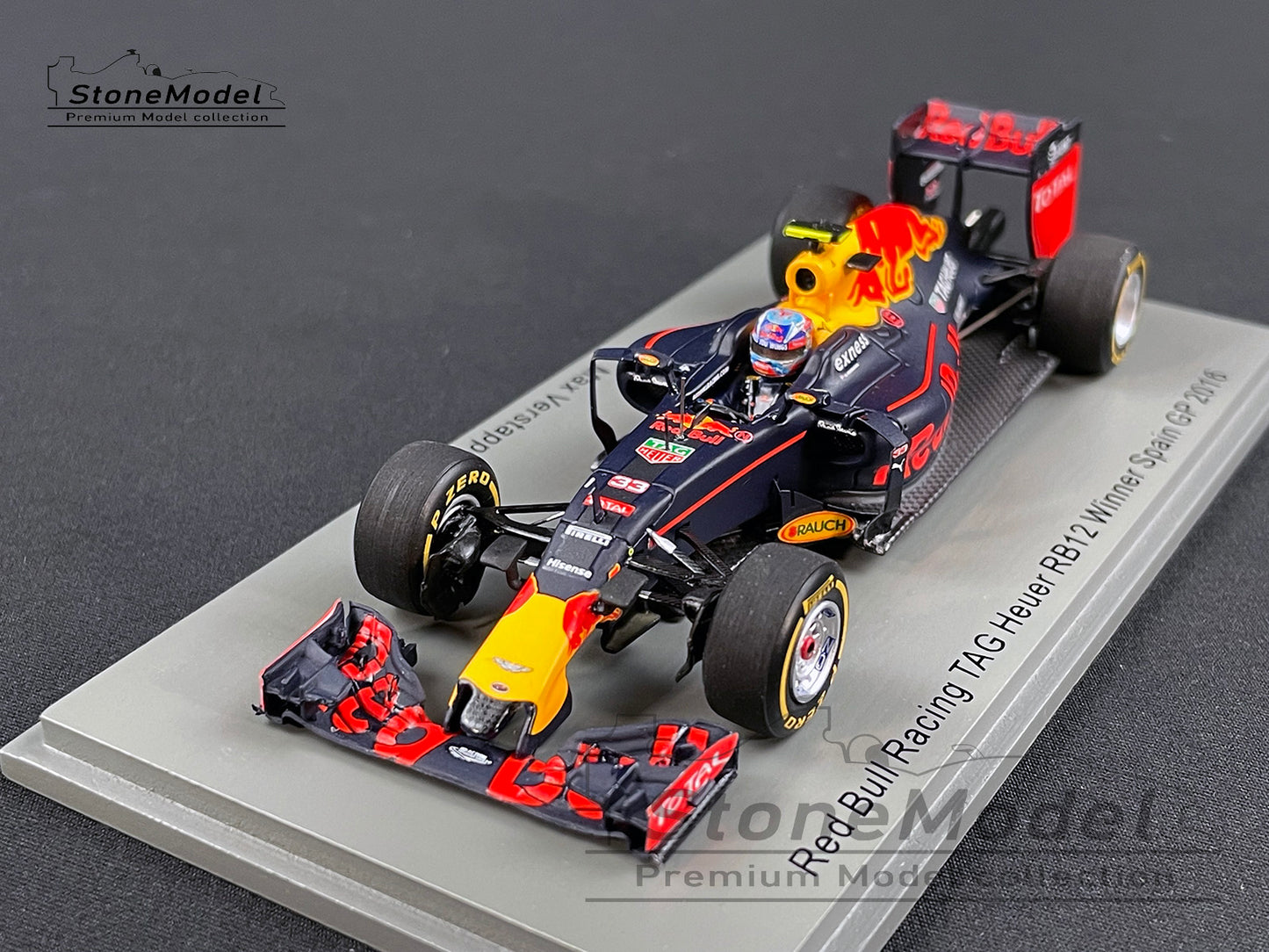 Red Bull F1 RB12 #33 Max Verstappen 1st Career Win Spanish 2016 1:43 Spark S5019
