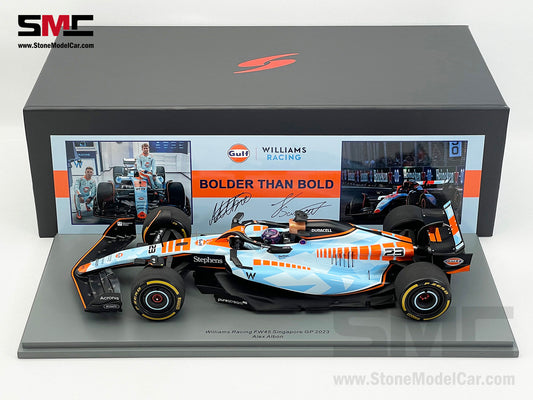 Williams F1 FW45 #23 Alexander Albon Singapore GP Special Livery 2023 1:18 Spark 18S968