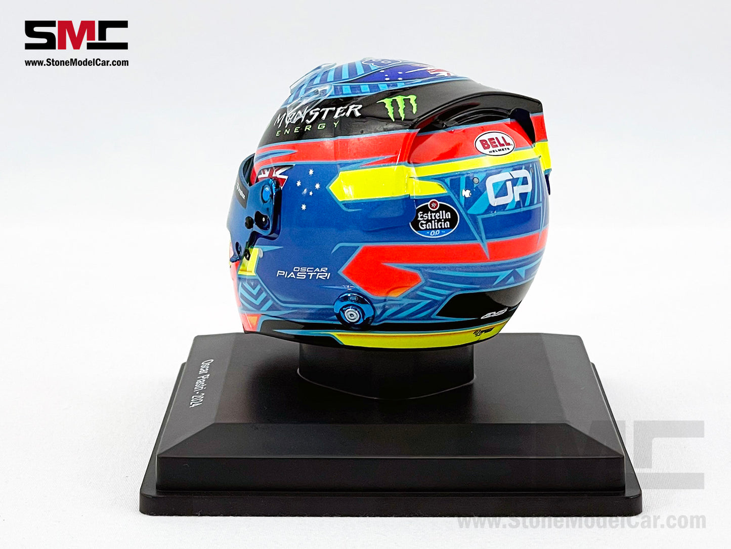 McLaren F1 MCL38 #81 Oscar Piastri Hungary GP 2024 1st Career Win Spark 1:5 Miniature Helmet