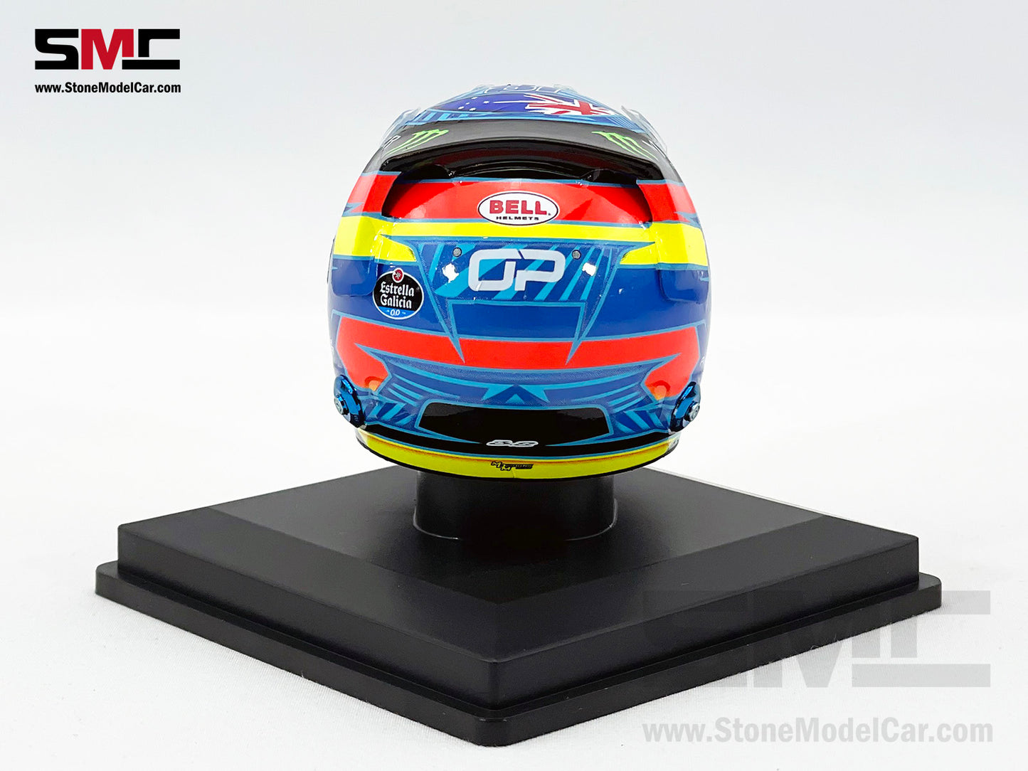 McLaren F1 MCL38 #81 Oscar Piastri Hungary GP 2024 1st Career Win Spark 1:5 Miniature Helmet