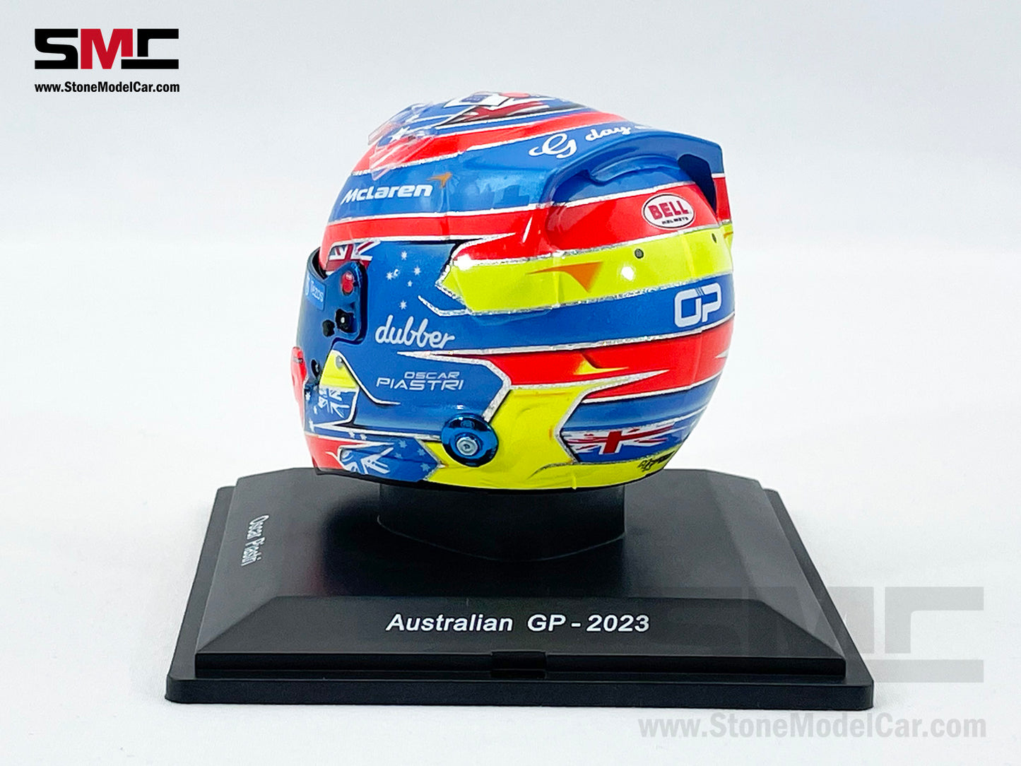 McLaren F1 MCL60 #81 Oscar Piastri Australian GP 2023 1st Career Point Spark 1:5 Miniature Helmet