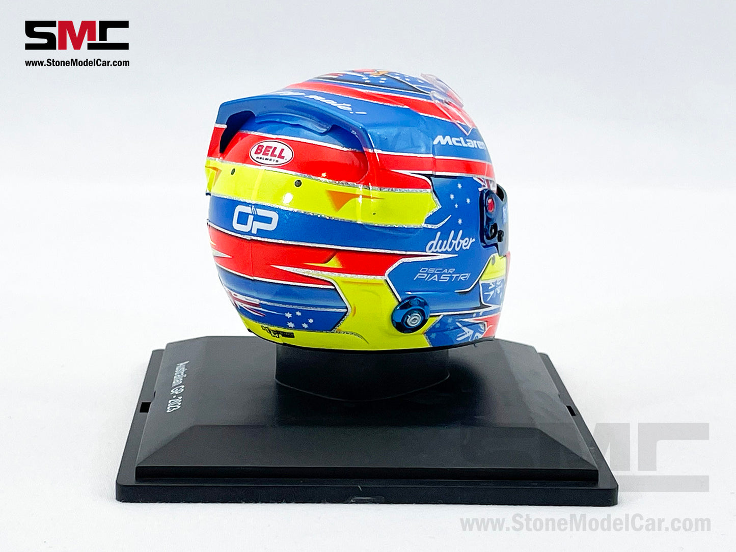 McLaren F1 MCL60 #81 Oscar Piastri Australian GP 2023 1st Career Point Spark 1:5 Miniature Helmet