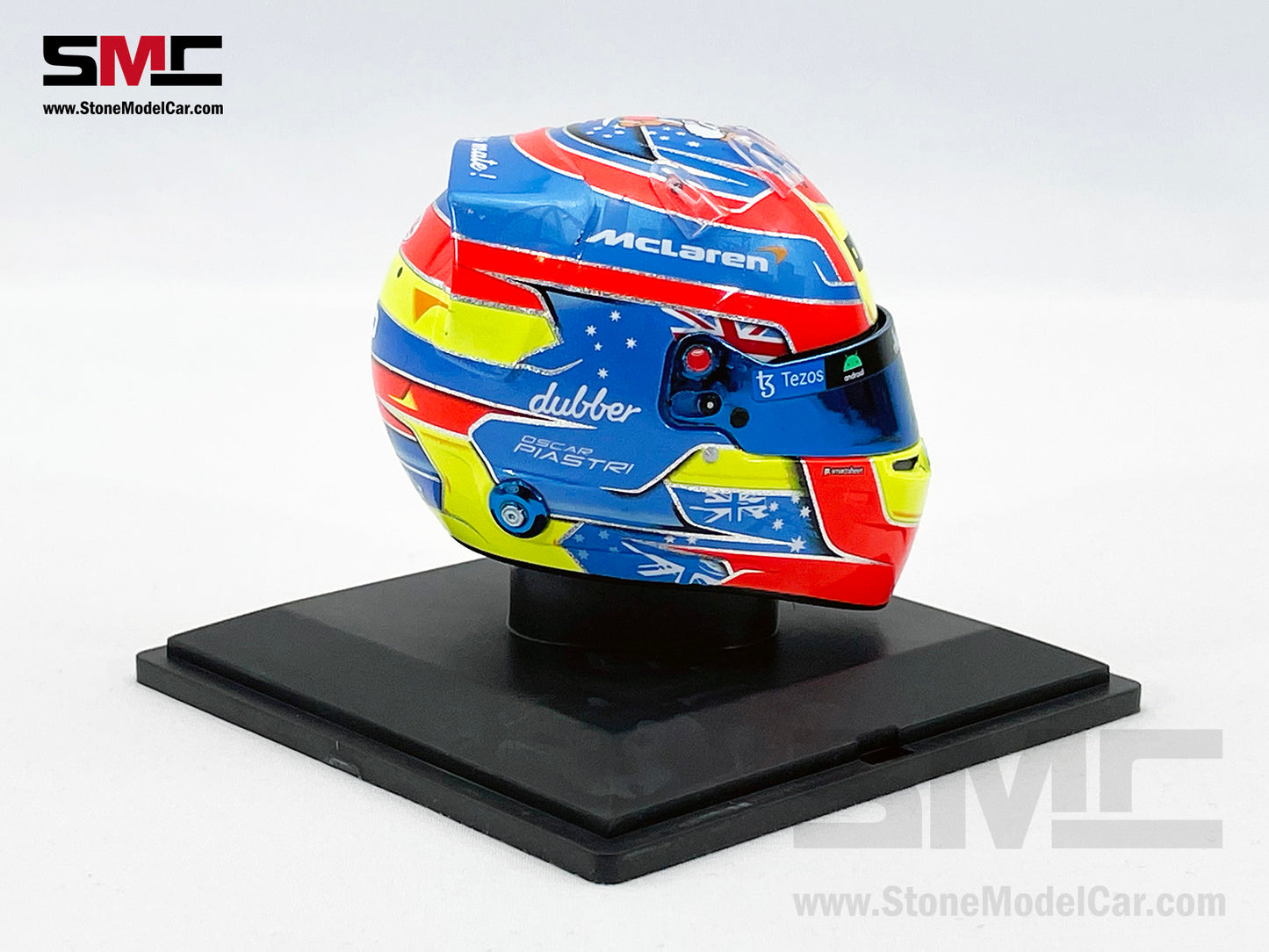 McLaren F1 MCL60 #81 Oscar Piastri Australian GP 2023 1st Career Point Spark 1:5 Miniature Helmet