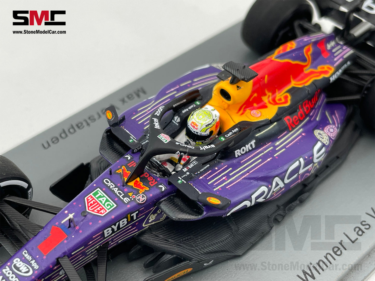 Red Bull F1 RB19 #1 Max Verstappen Winner US Las Vegas GP 2023 World Champion Spark 1:43 S8934