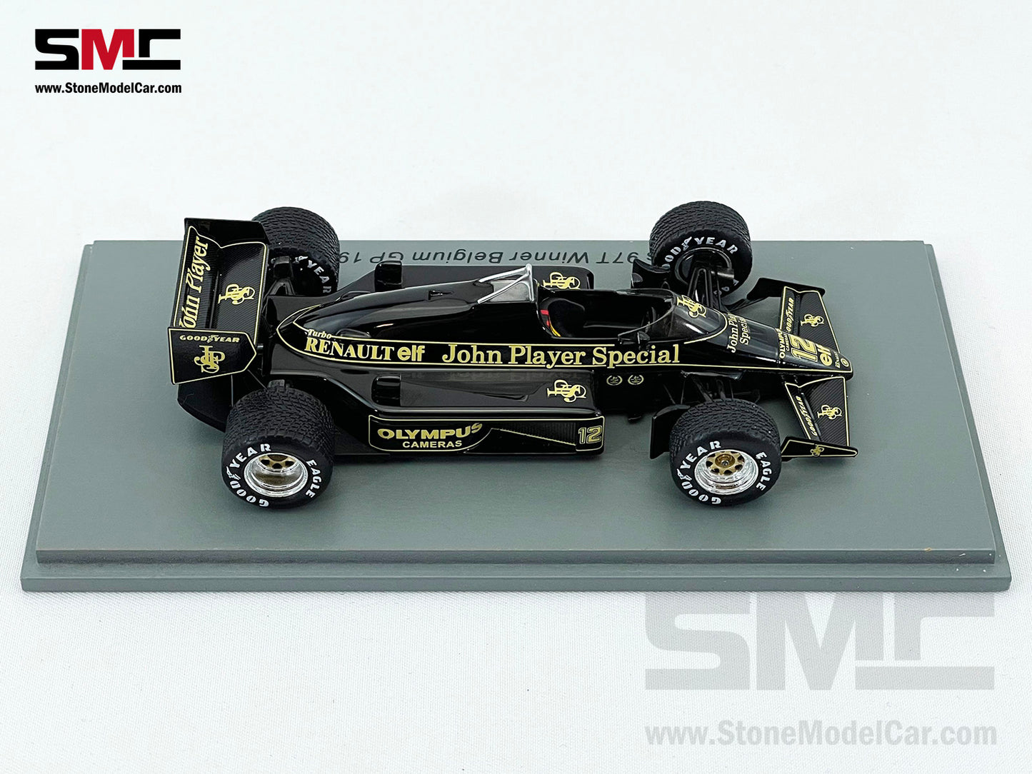 Lotus F1 97T #12 Ayrton Senna Belgian GP 1985 2nd Career Win 1:43 Spark with Decal