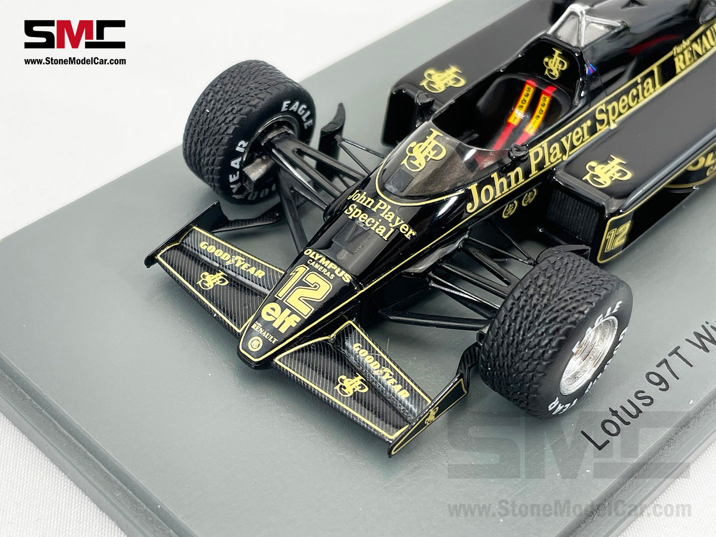 Lotus F1 97T #12 Ayrton Senna Belgian GP 1985 2nd Career Win 1:43 Spark with Decal