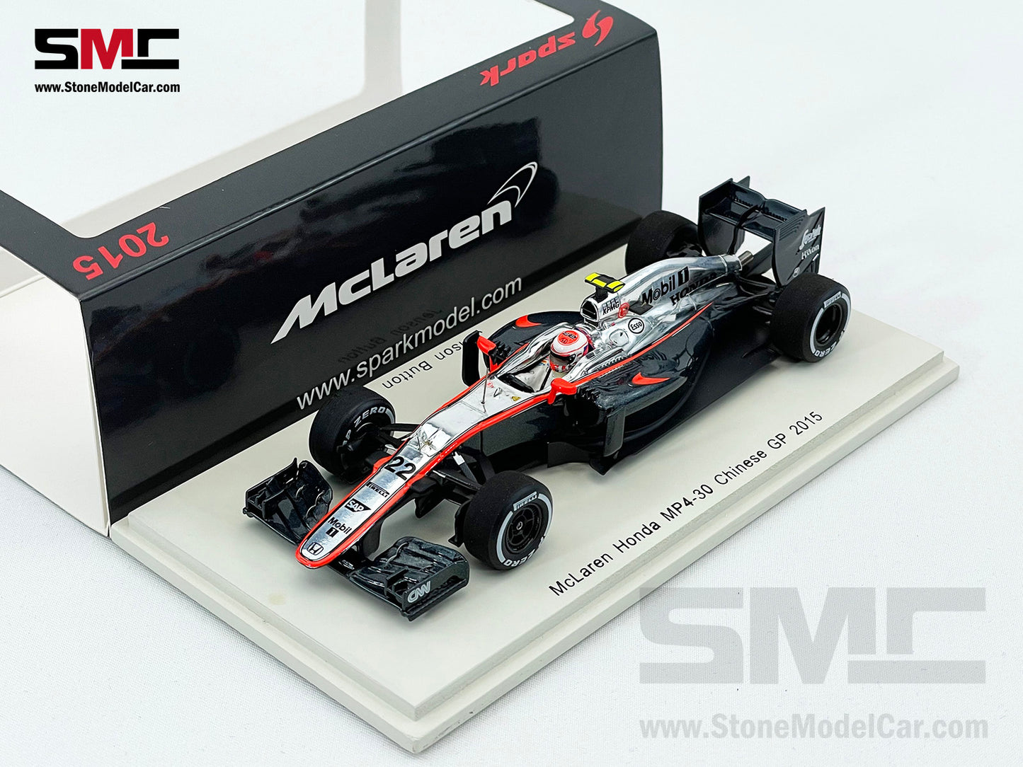 McLaren Honda F1 MP4-30 #22 Jenson Button Chinese GP 2015 1:43 Spark S4614