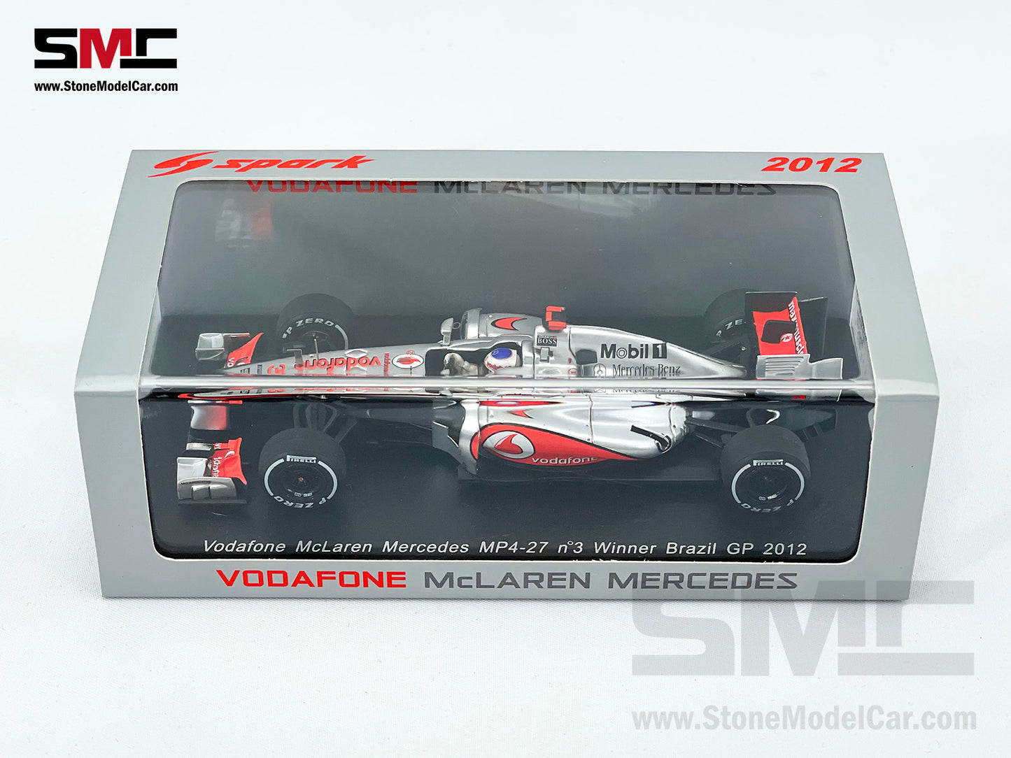 McLaren F1 MP4-27 #3 Jenson Button Brazilian GP 2012 Last Career Win 1:43 Spark S3049