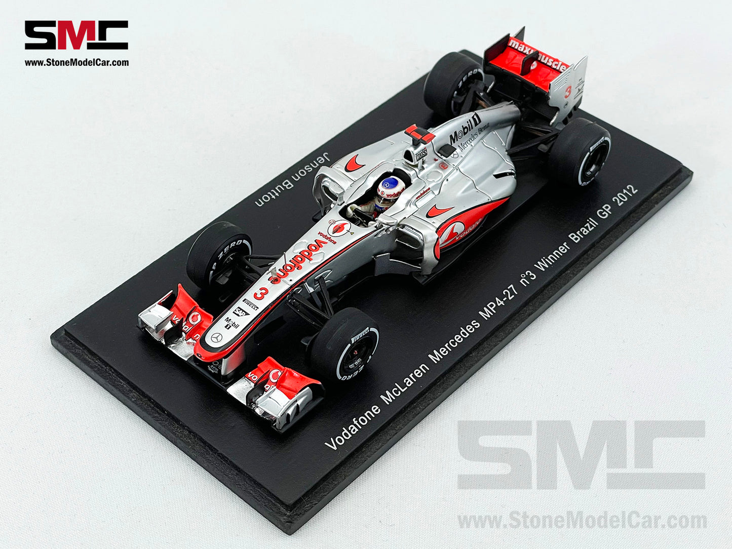 McLaren F1 MP4-27 #3 Jenson Button Brazilian GP 2012 Last Career Win 1:43 Spark S3049