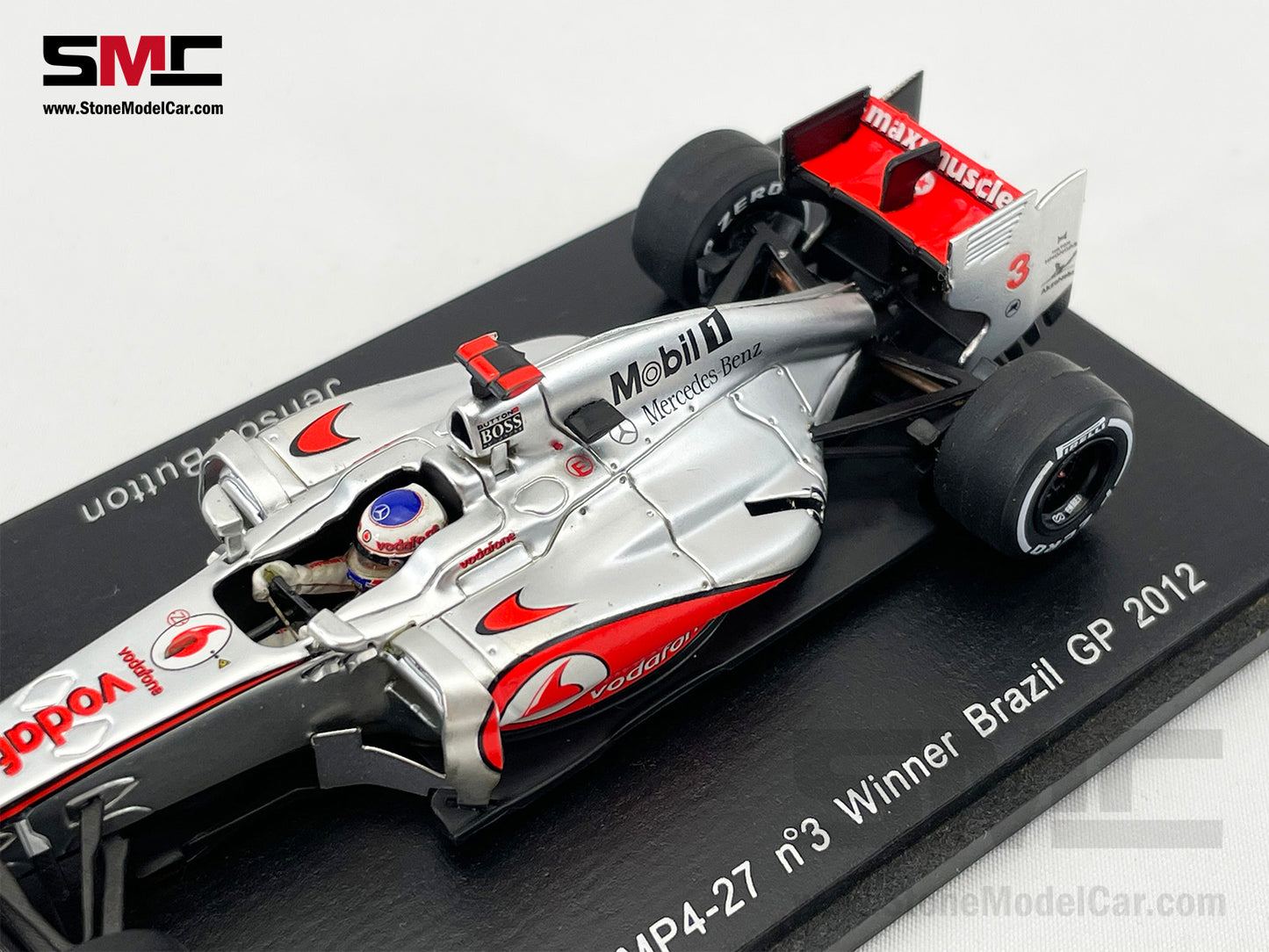 McLaren F1 MP4-27 #3 Jenson Button Brazilian GP 2012 Last Career Win 1:43 Spark S3049