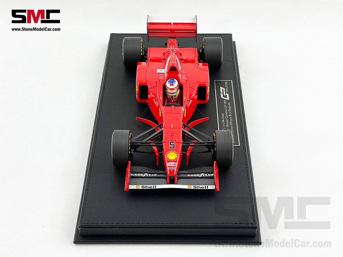 Ferrari F1 F310B Michael Schumacher Canada Winner 1997 1:18 with Driver GP REPLICAS + Decal