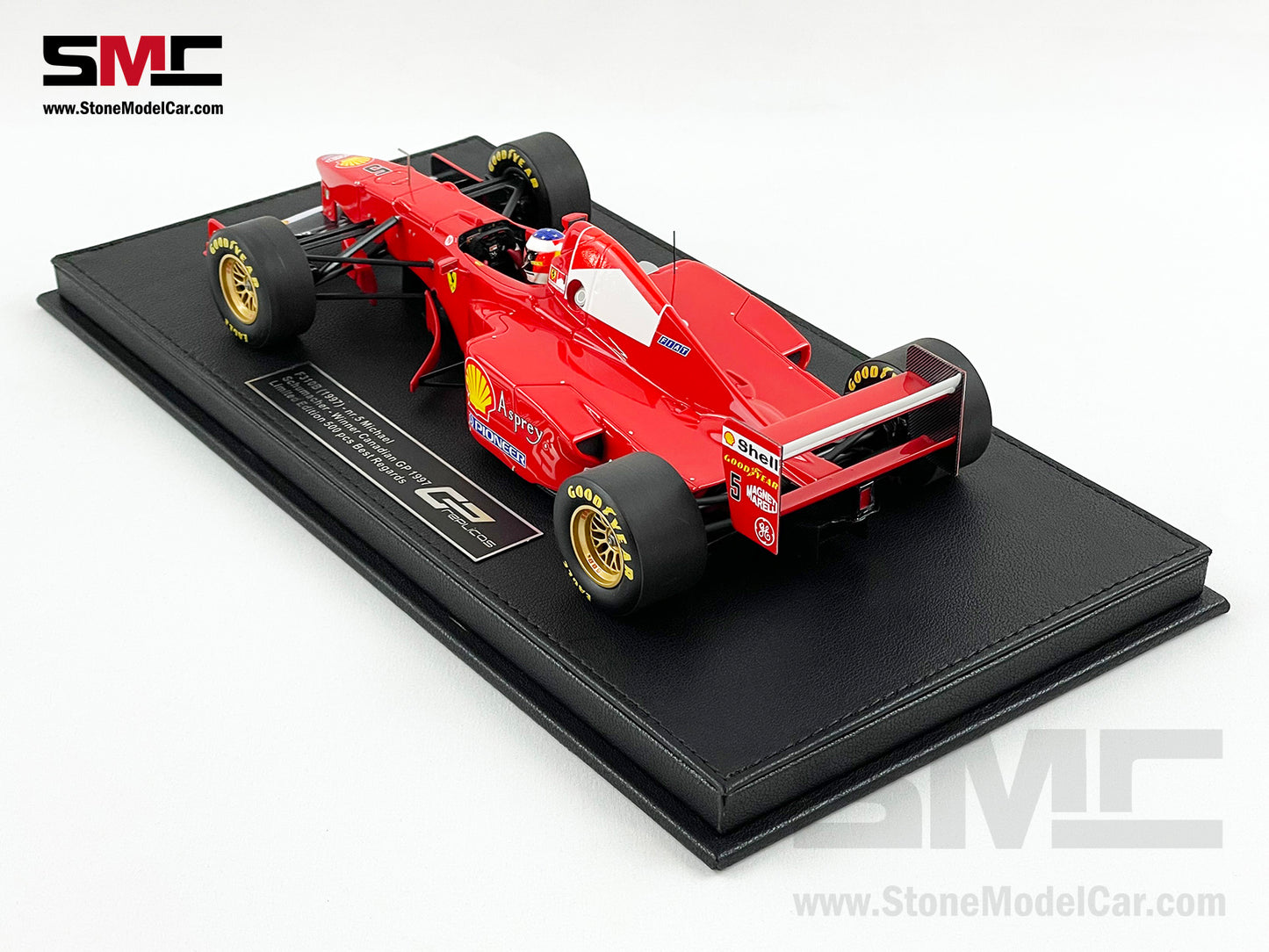 Ferrari F1 F310B Michael Schumacher Canada Winner 1997 1:18 with Driver GP REPLICAS + Decal