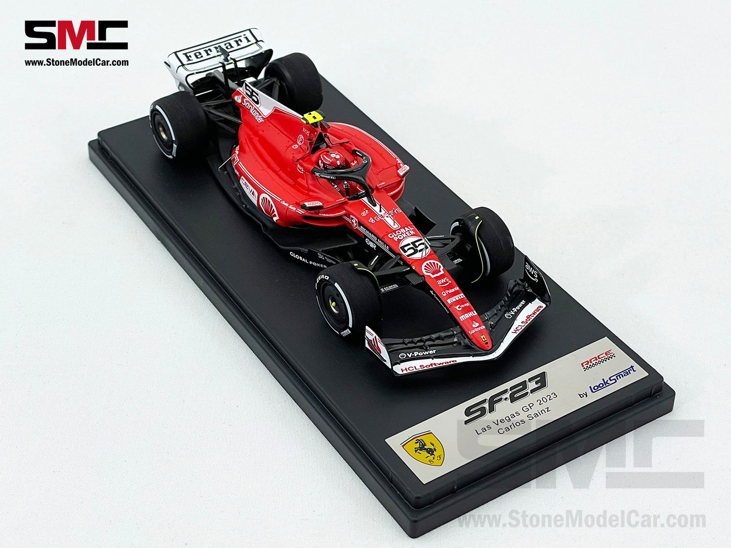 Ferrari F1 SF-23 #55 Carlos Sainz Las Vegas GP 2023 LookSmart 1:43 LSF1050