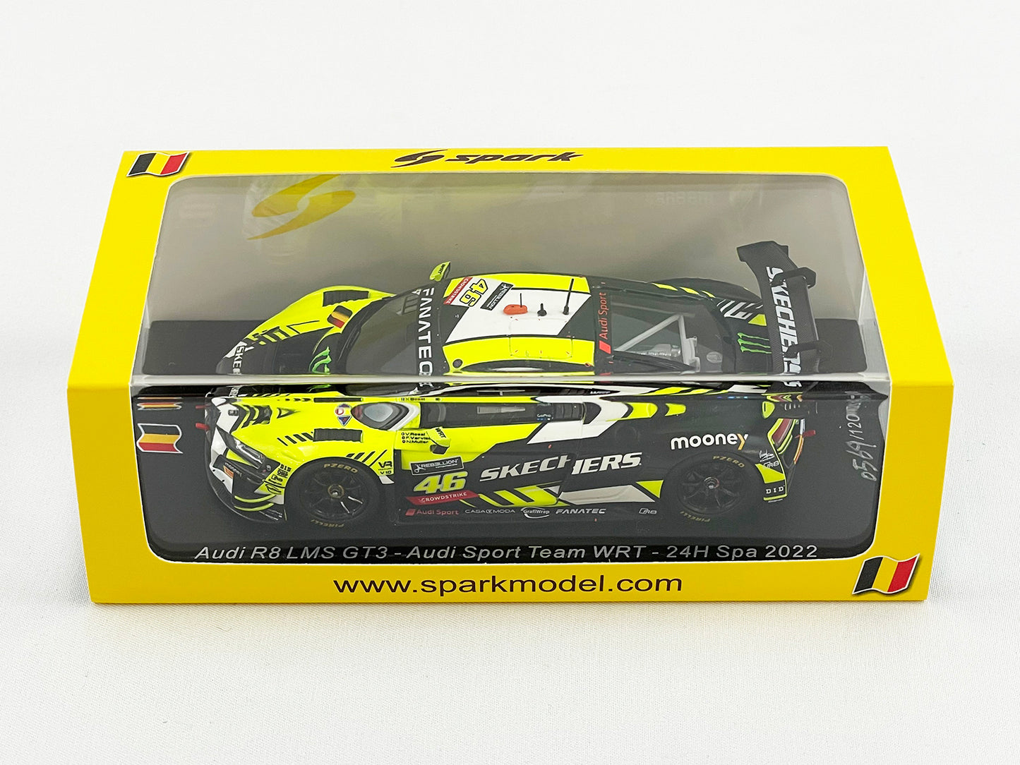 Audi Team WRT R8 LMS GT3 #46 Valentino Rossi 24h Spa 2022 1:43 Spark Limited